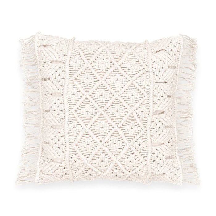 Image 0 Housse de coussin macramé, Sparta LA REDOUTE INTERIEURS Housse de coussin macramé, Sparta LA REDOUTE INTERIEURS image 0