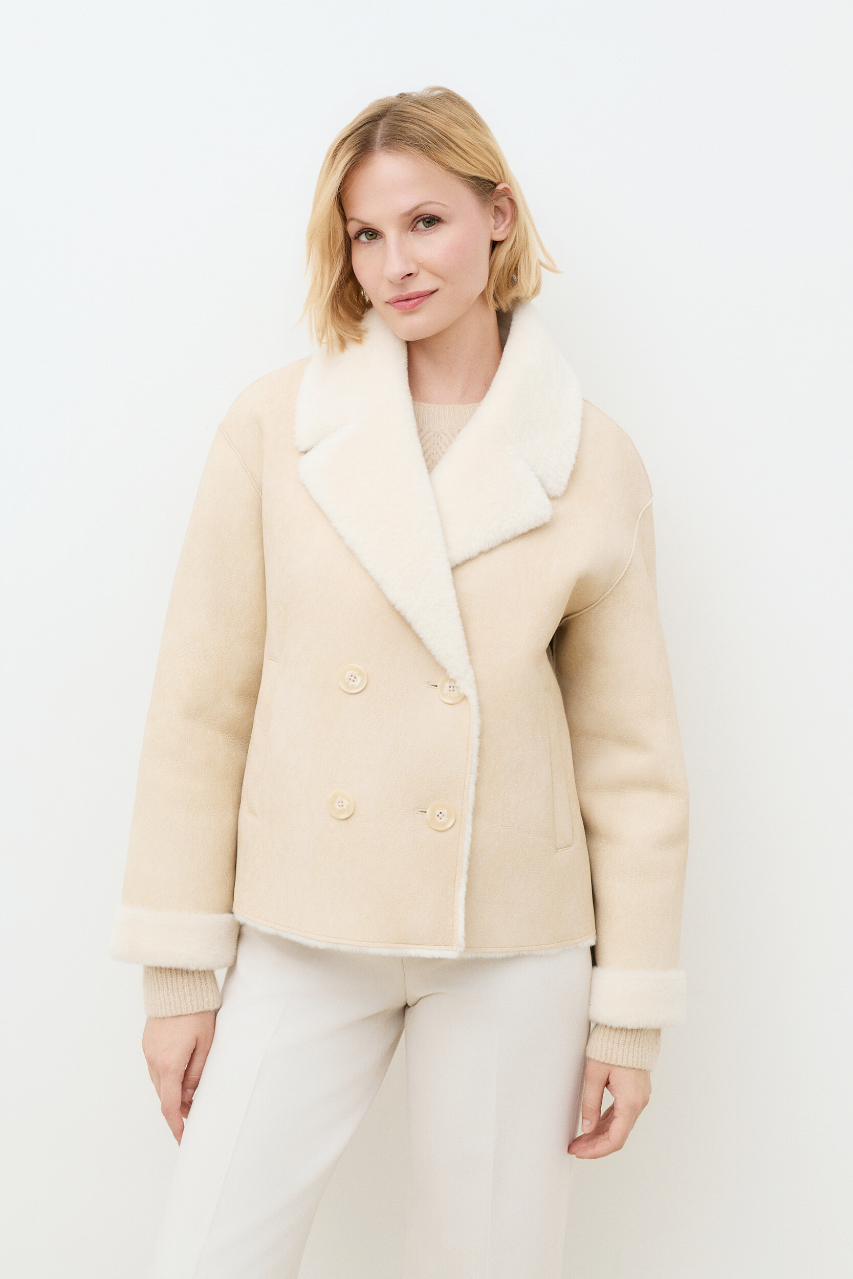 Manteau droit col tailleur GICELAND, CAROLL