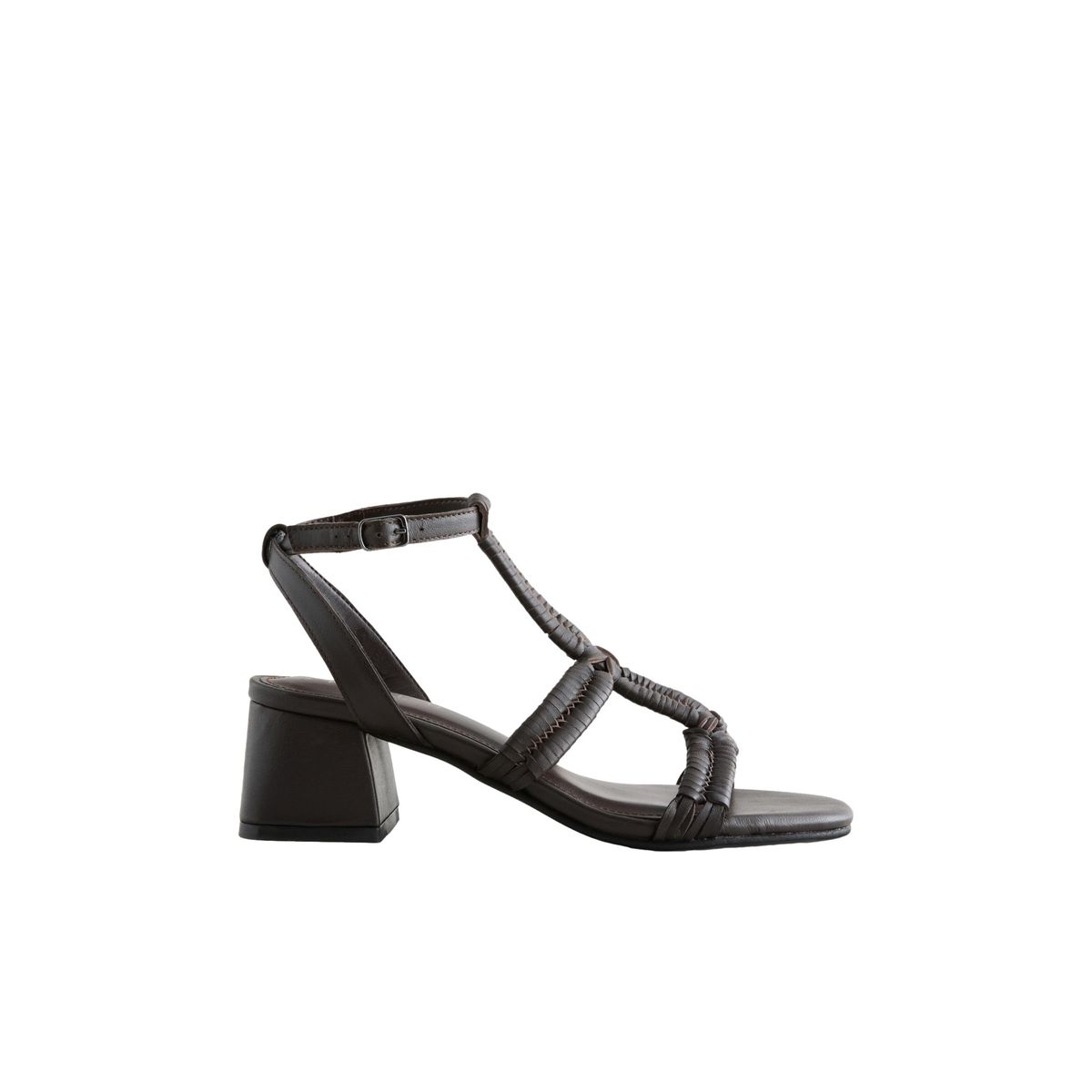 Sandales cuir talon carré forever comfort®, NEXT