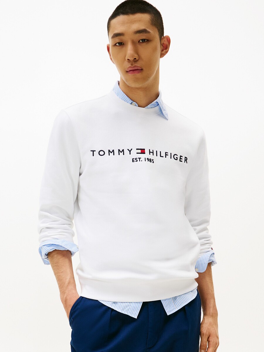 Sweat col rond Tommy Logo, TOMMY HILFIGER