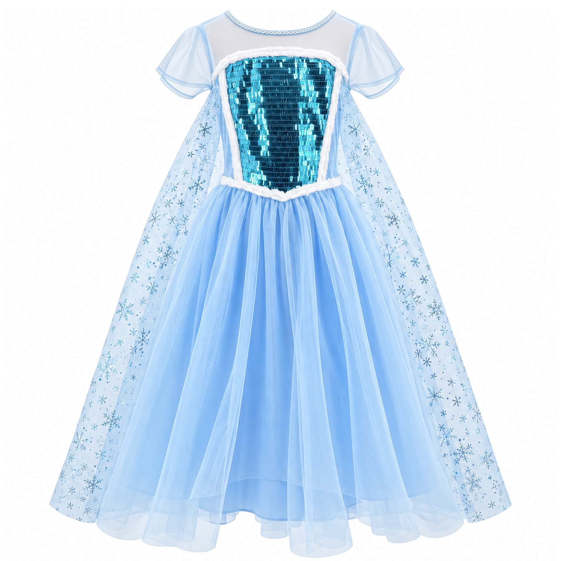 Déguisement enfant robe de Princesse Elsa, SEVIRA KIDS