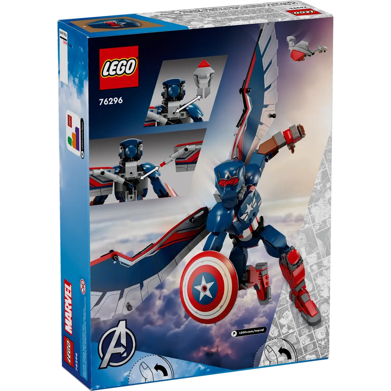 Figurine du nouveau Captain America à construire, LEGO