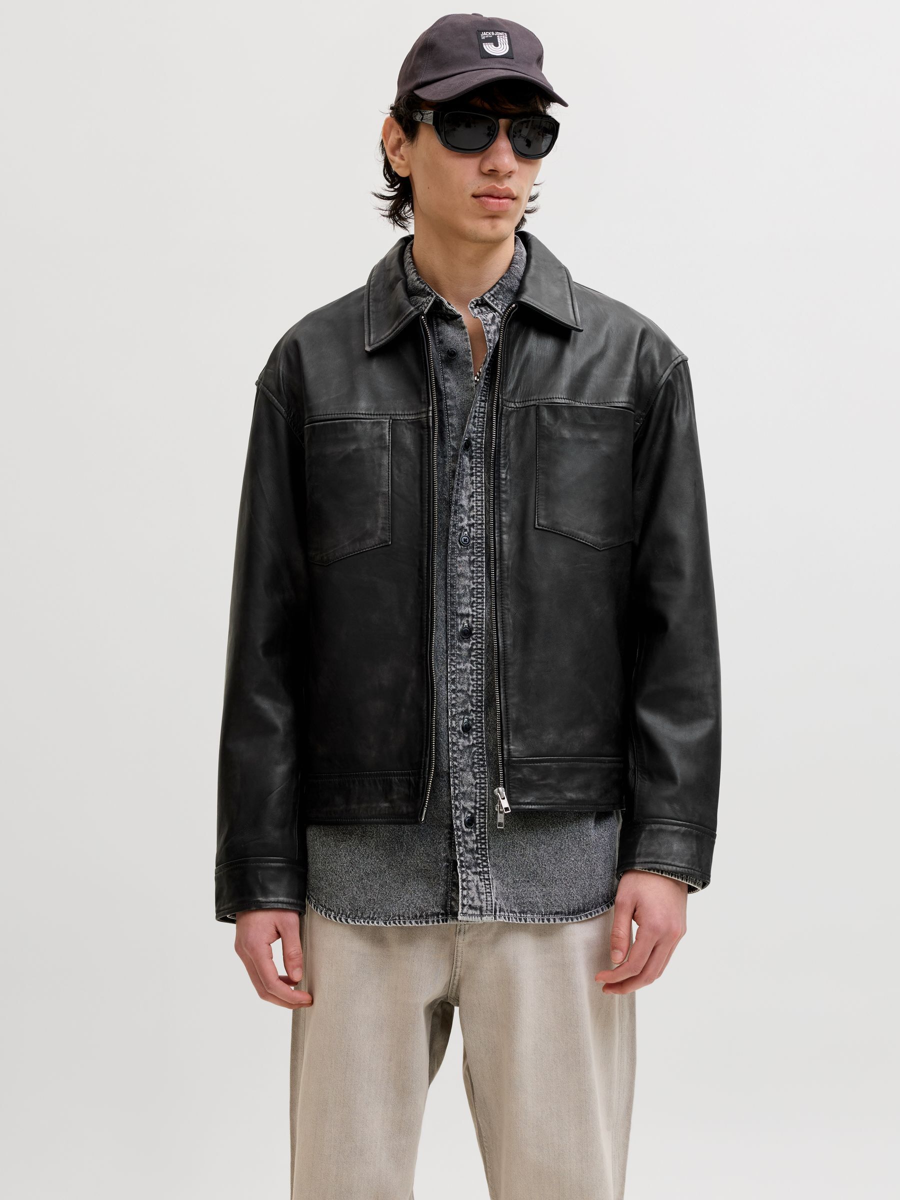 Veste En Cuir, JACK & JONES