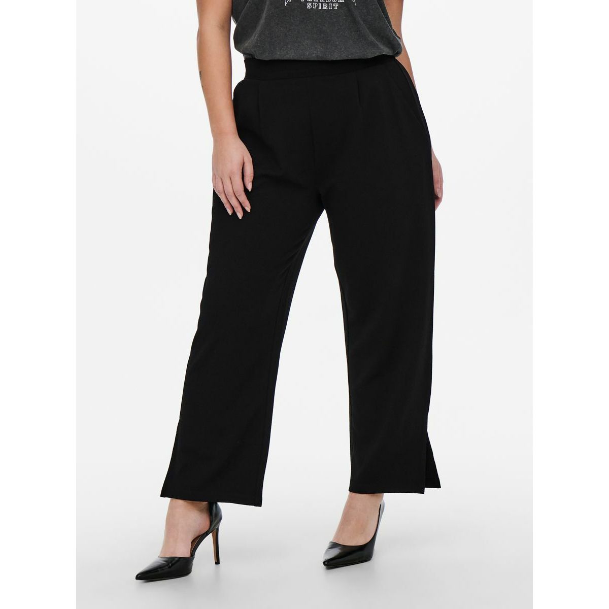 Pantalon large femme ronde hot sale