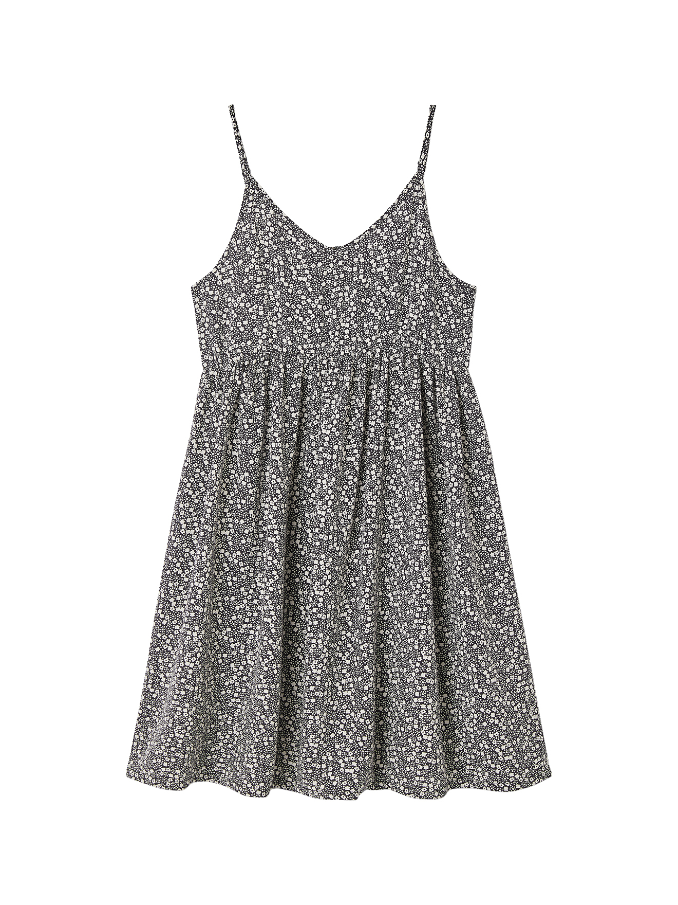 Robe courte à bretelles motifs fleurs, JONEN