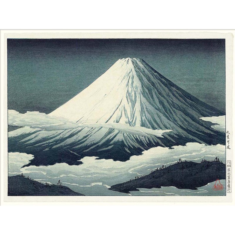 Affiche mont Fuji Ukiyo-E Mount Fuji, THE DYBDAHL CO