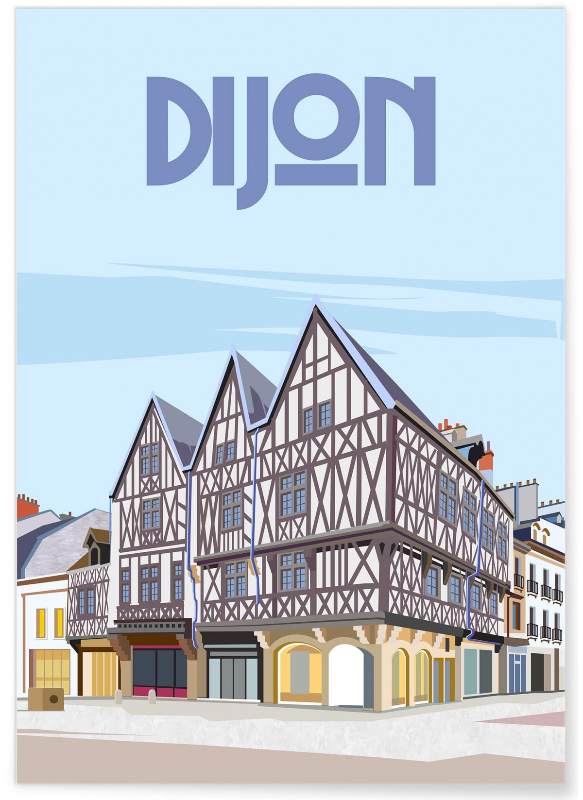 Affiche ville Dijon 2, L'AFFICHERIE
