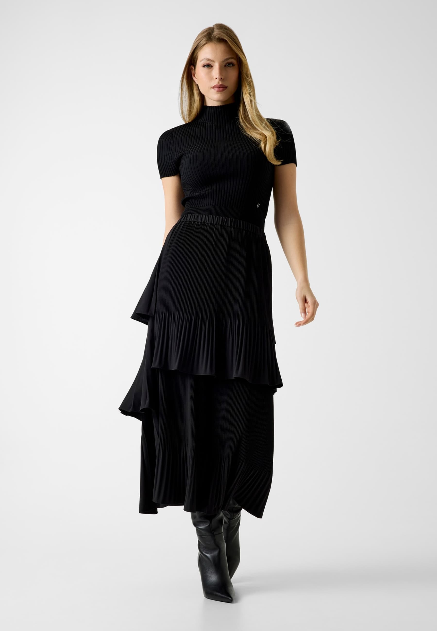 Jupe Longue Plissée, GUESS