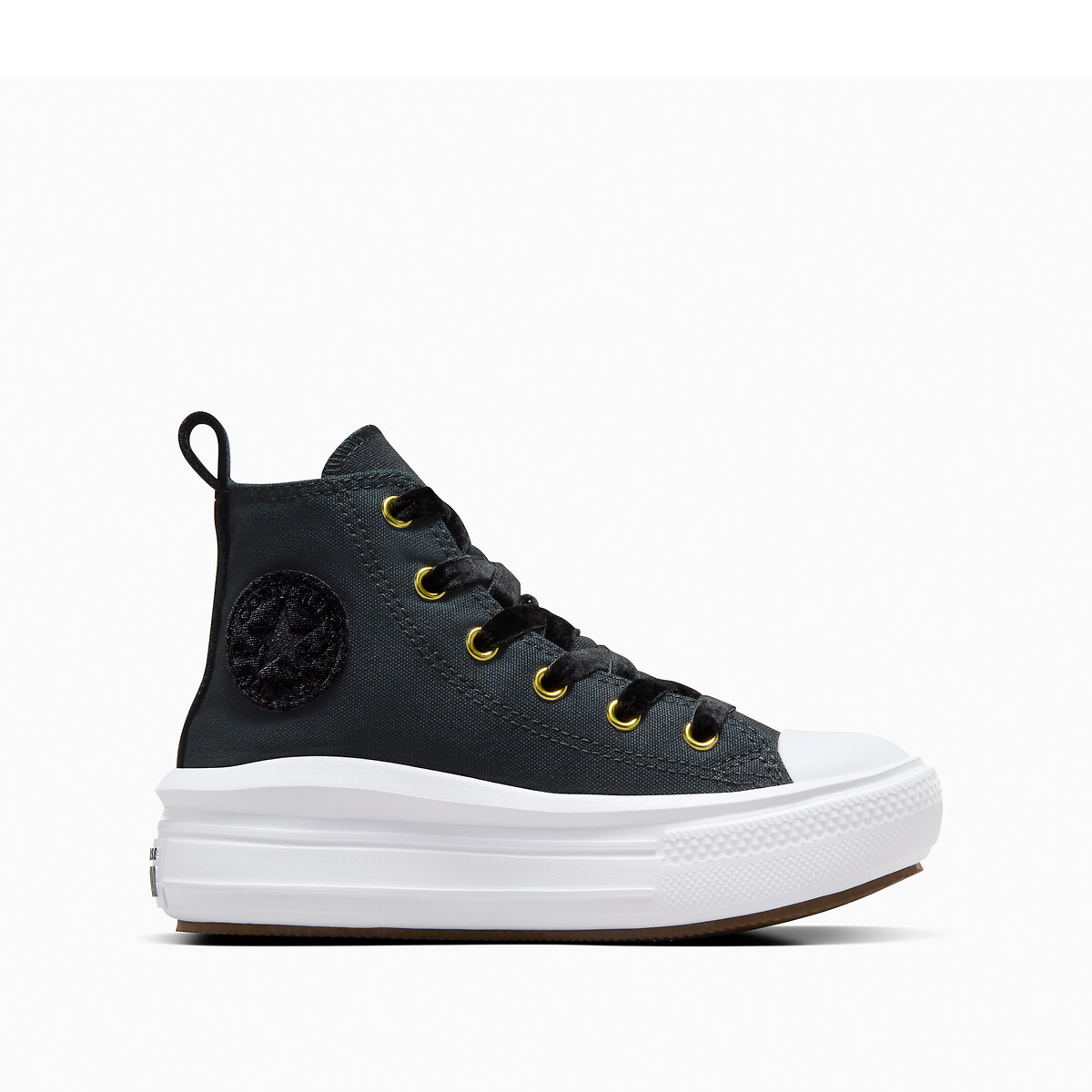 Image of Kids All Star Move Velvet Dreams Canvas High Top Trainers
