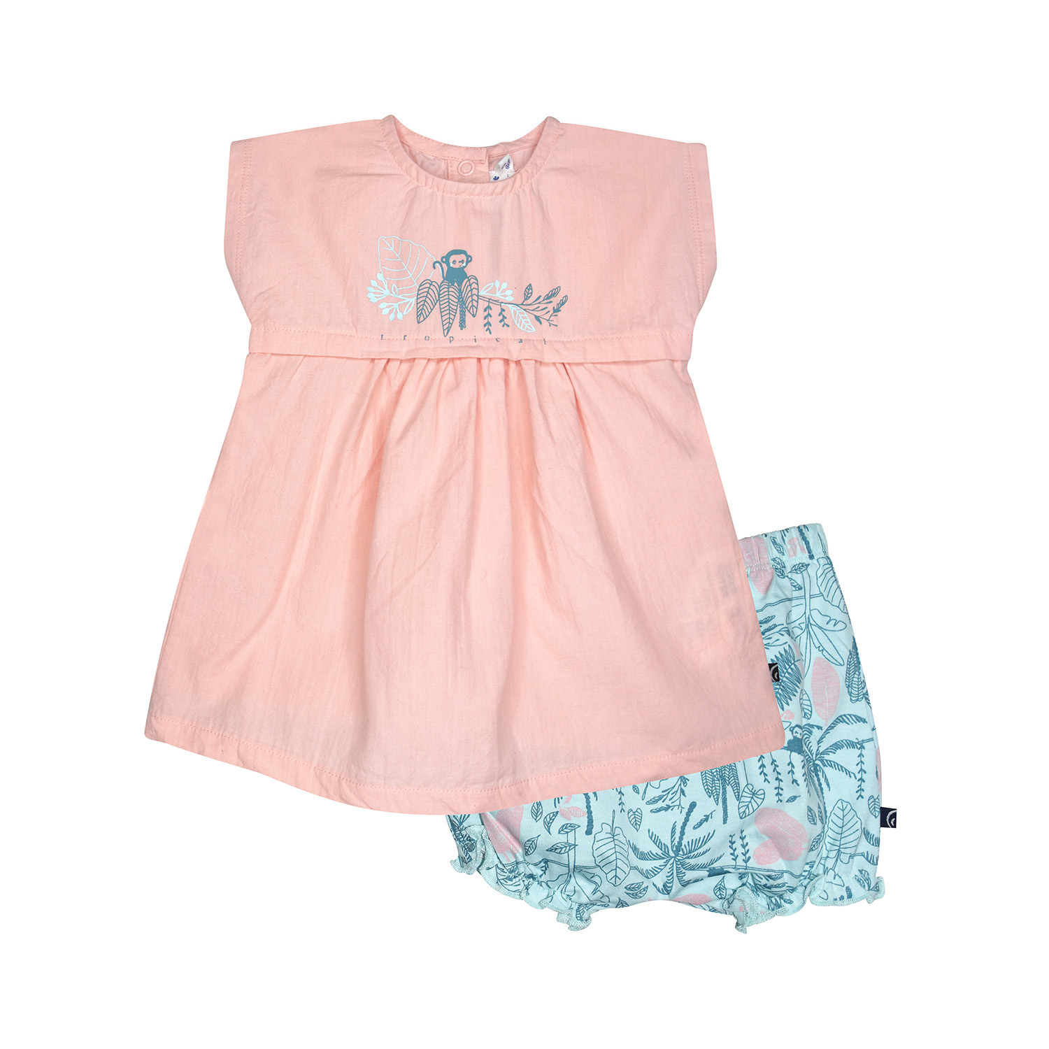 Robe bloomer ophelie manches courtes sucre d'orge, SUCRE D'ORGE