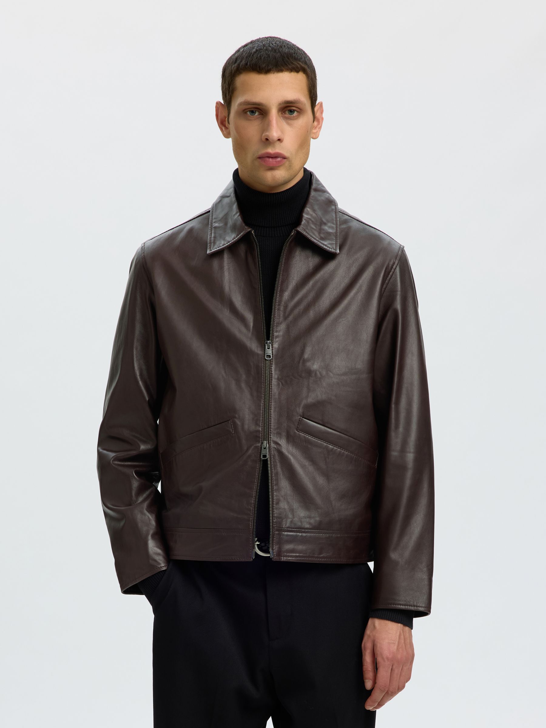 Veste En Cuir, SELECTED