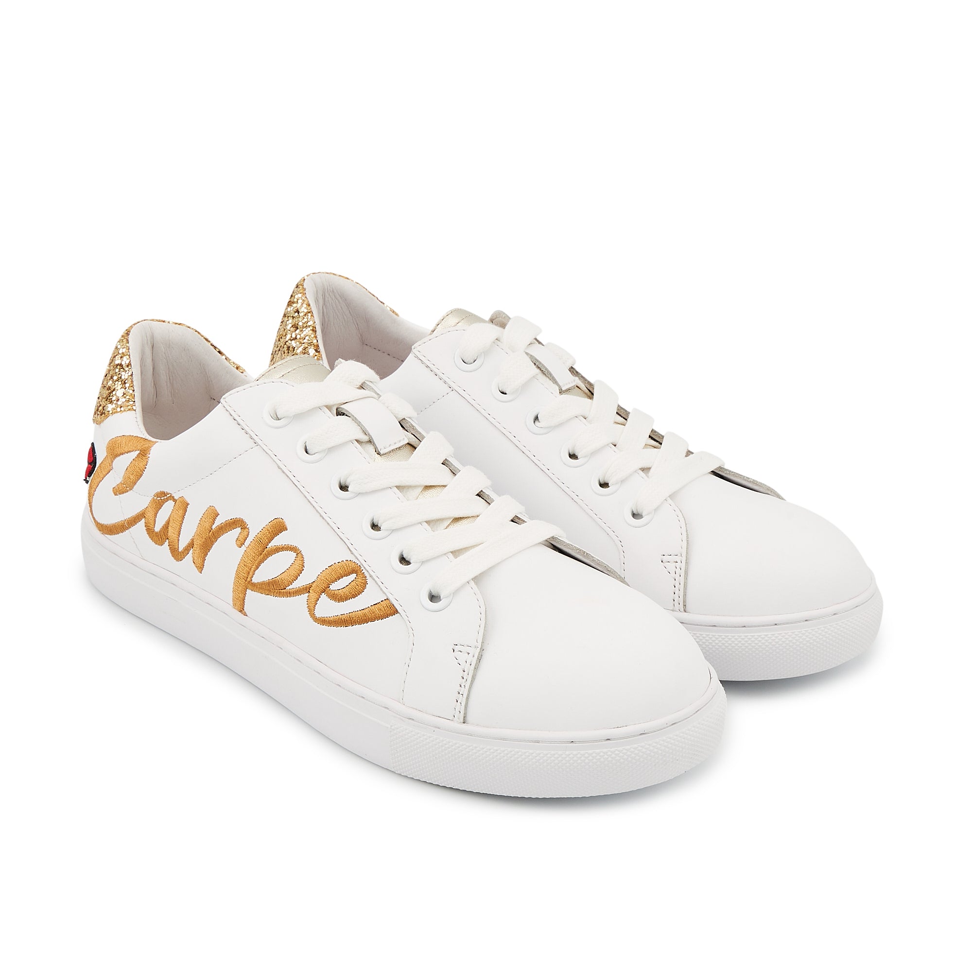 Baskets En Cuir Simone Carpe Diem, BONS BAISERS