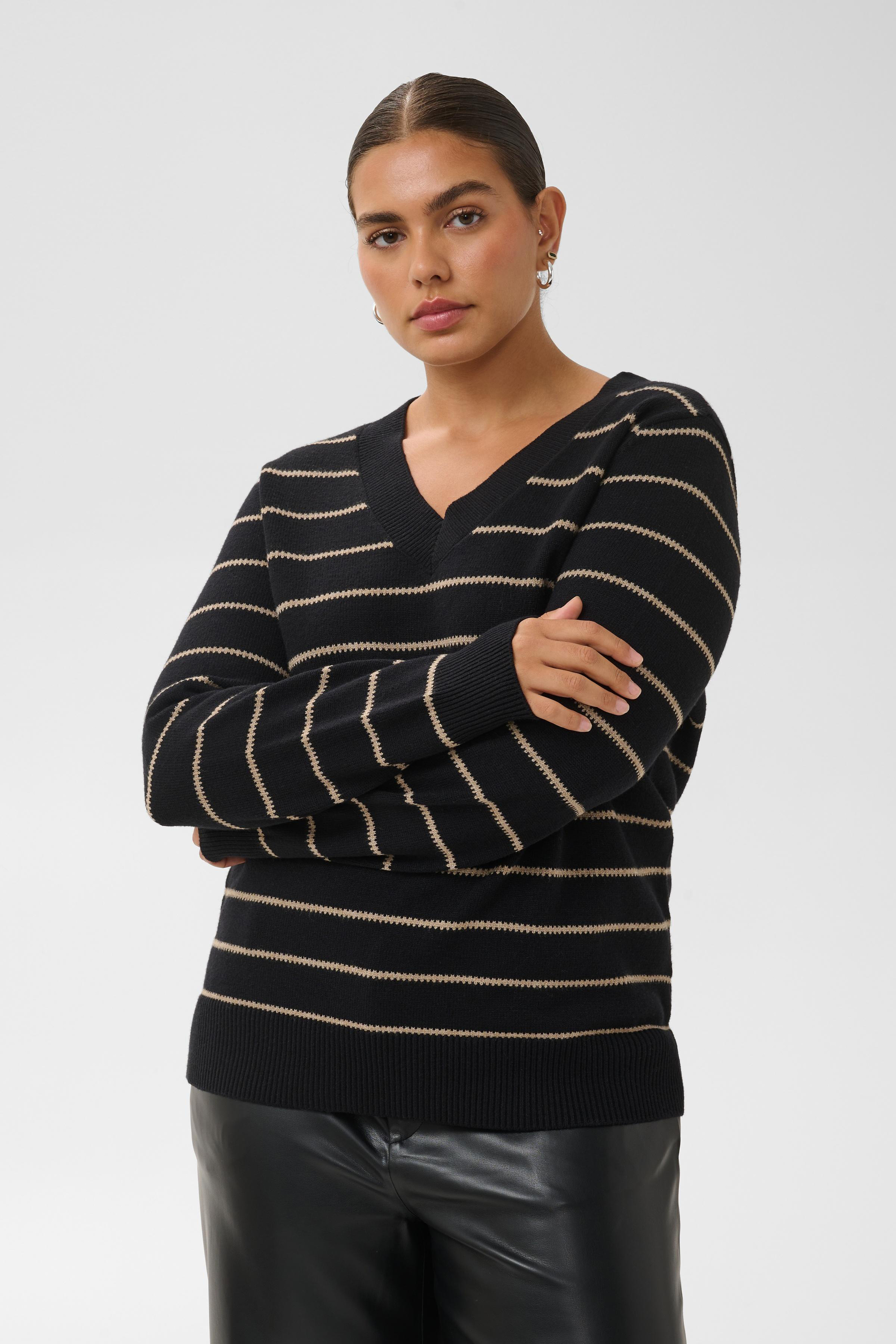 Pullover tricoté, KAFFE CURVE