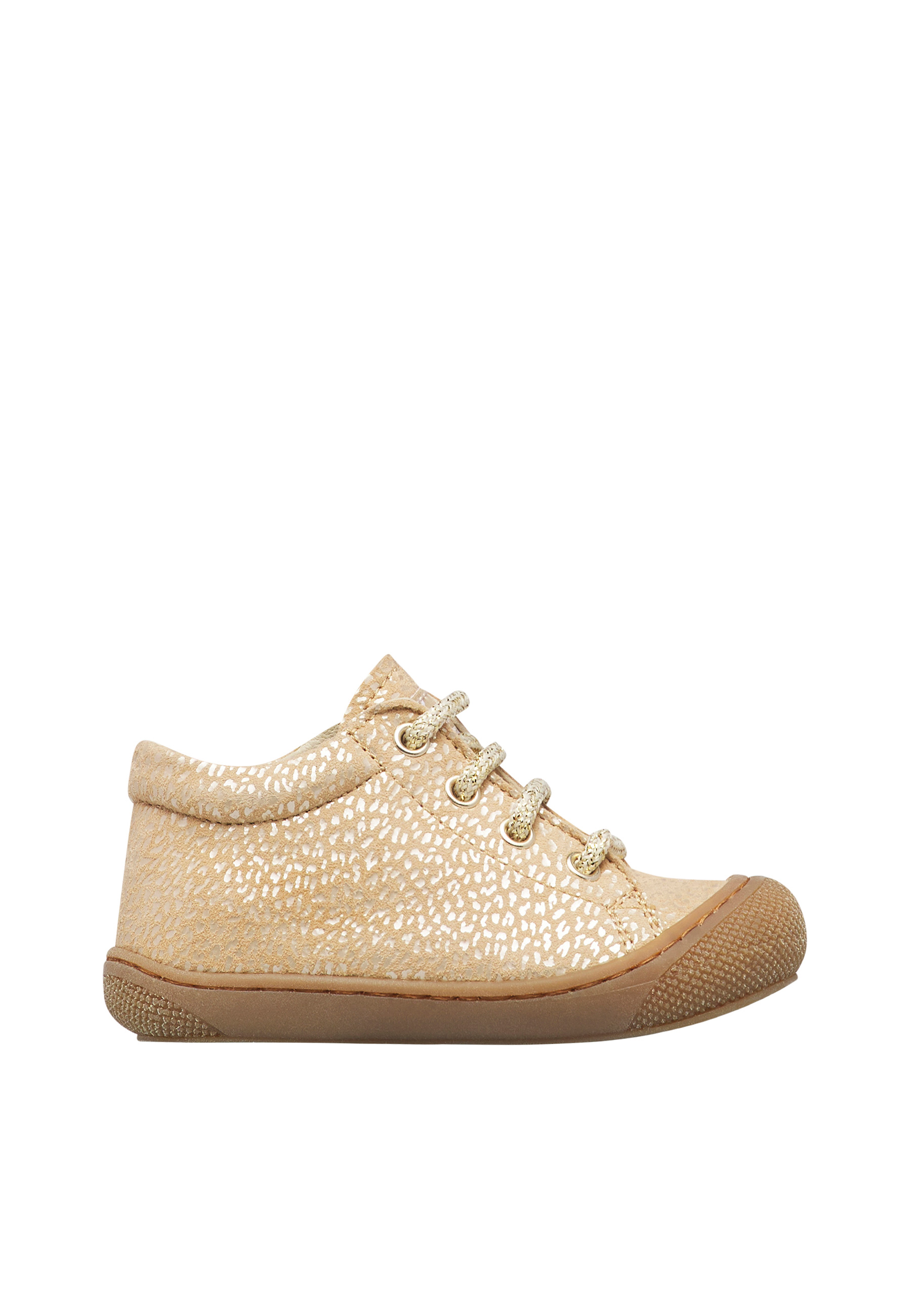 Chaussures premiers pas en suède avec fermeture éclair COCOON ZIP, NATURINO