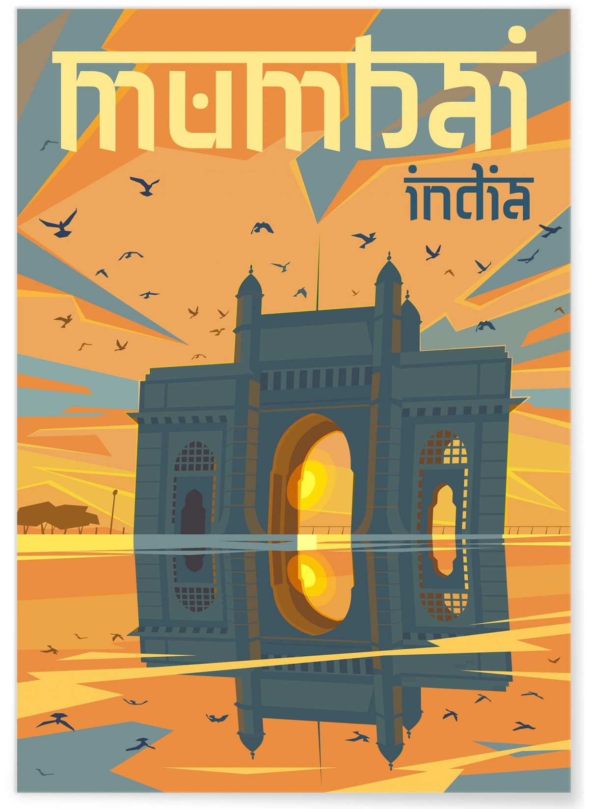 Affiche ville Mumbai, L'AFFICHERIE