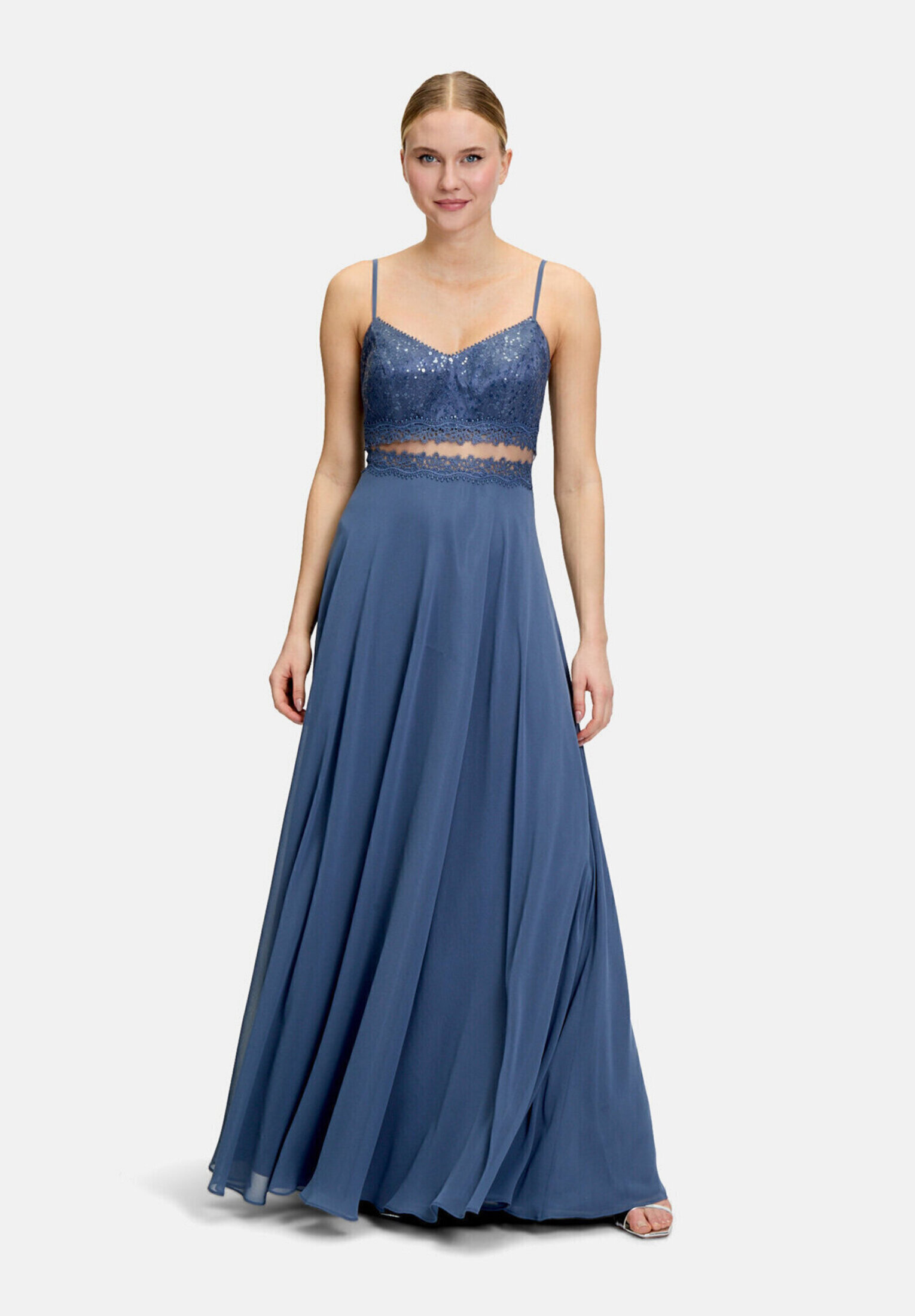 Robe de soirée en dentelle, VERA MONT