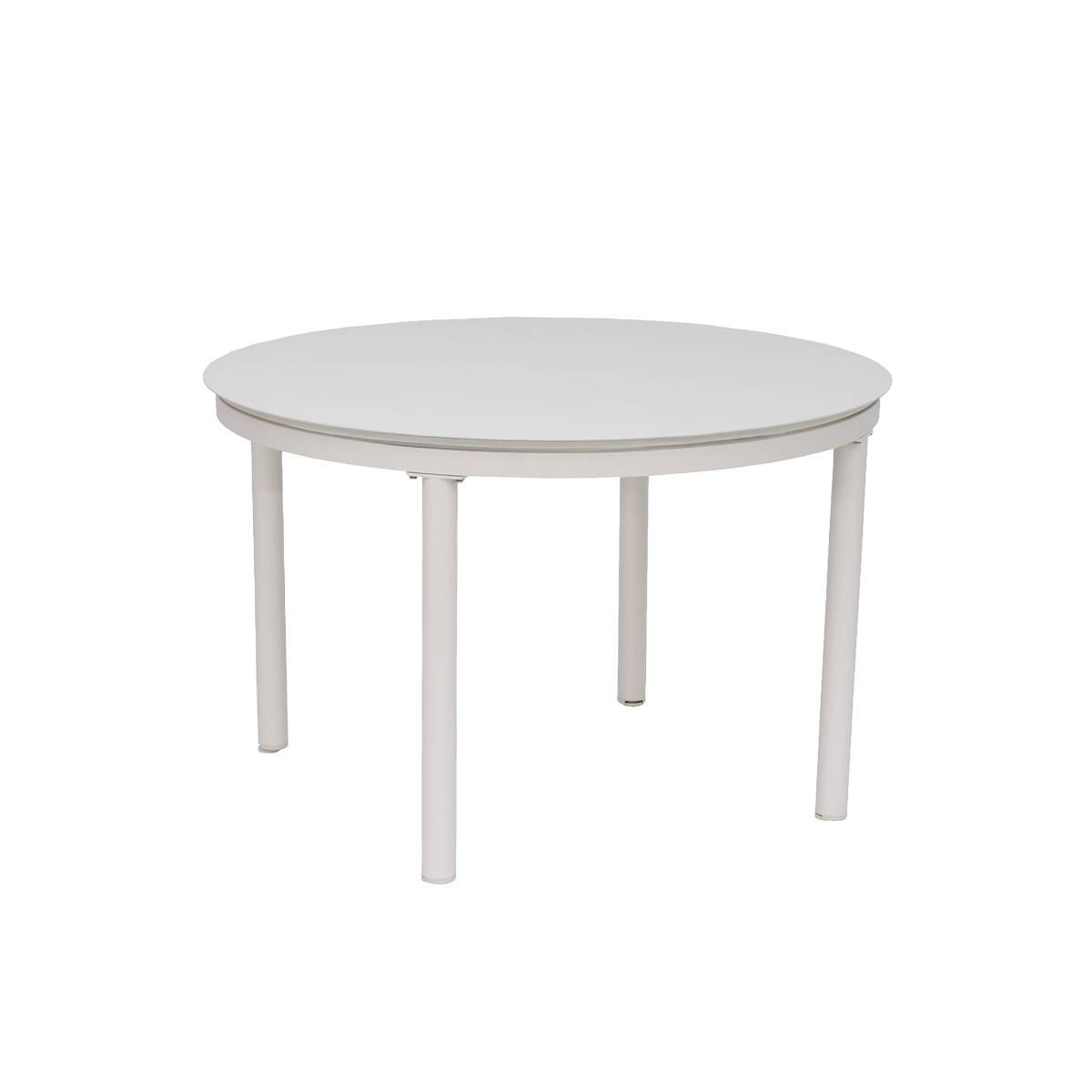 Table de jardin en aluminium ronde KAÏA, MADE IN MEUBLES