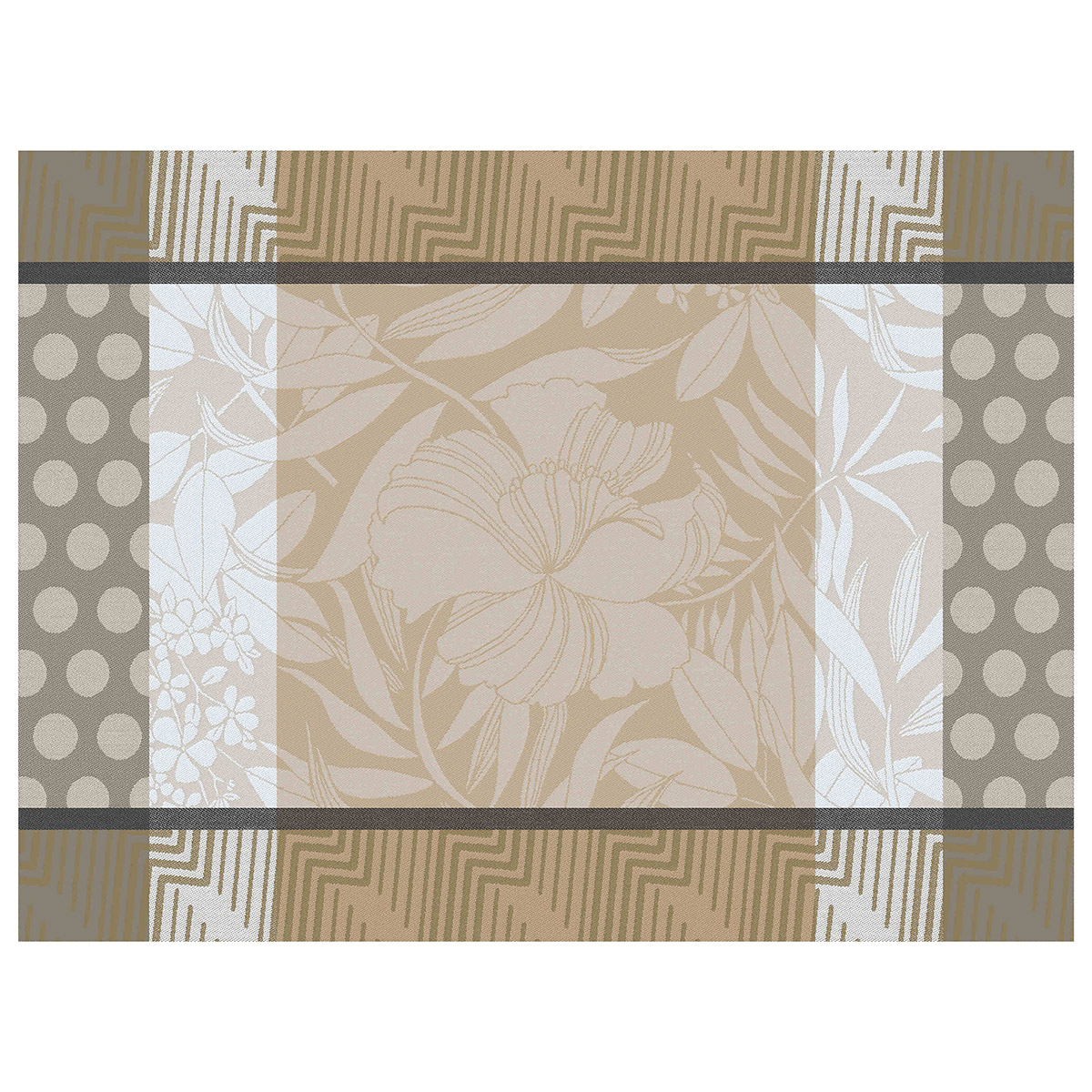 Set de table en Coton, NATURE URBAINE, LE JACQUARD FRANCAIS