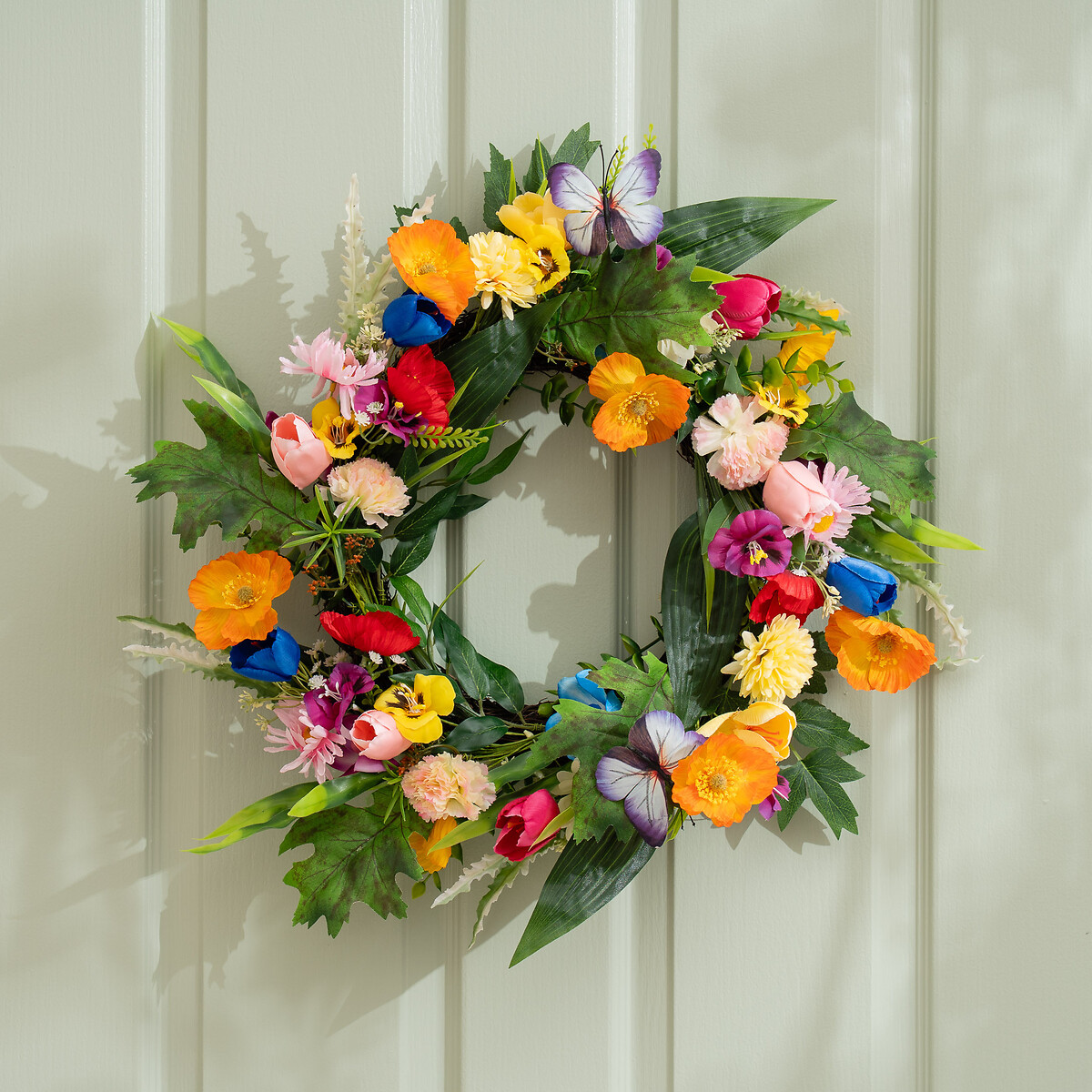 45cm Bright Floral "Everything" Wreath, SO'HOME
