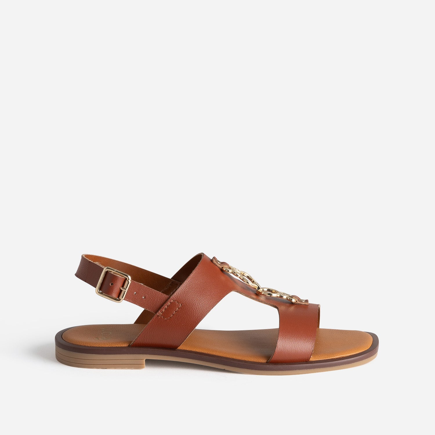 Sandale Plate en cuir NAUSICA, ERAM