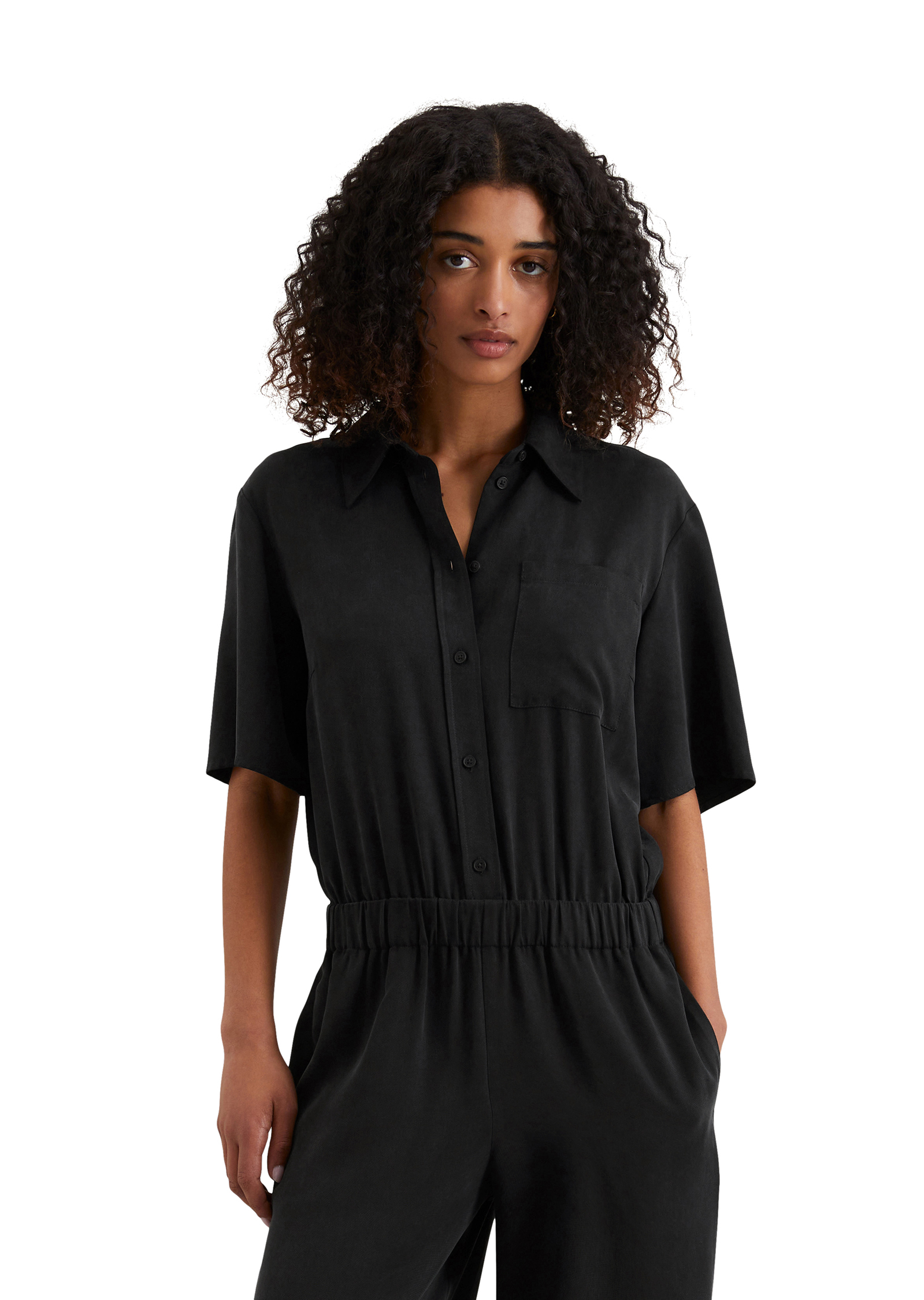 Jumpsuit relaxed en lyocell LENZING™, MARC O’POLO DENIM