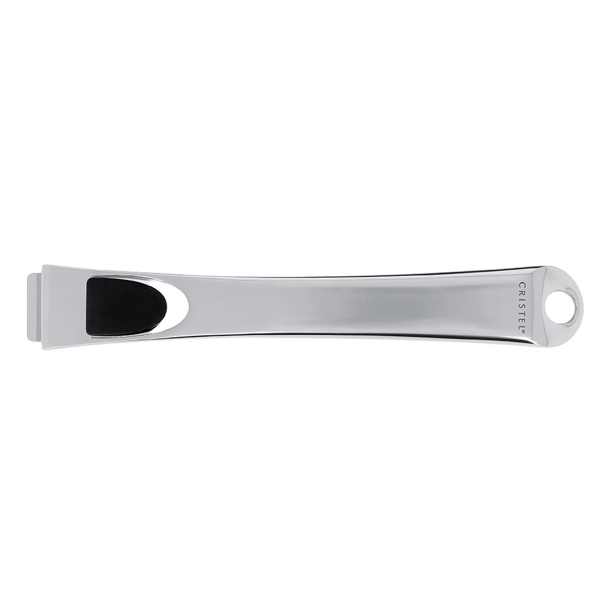 Poignée amovible en inox brillant bouton silicone CASTELINE, CRISTEL