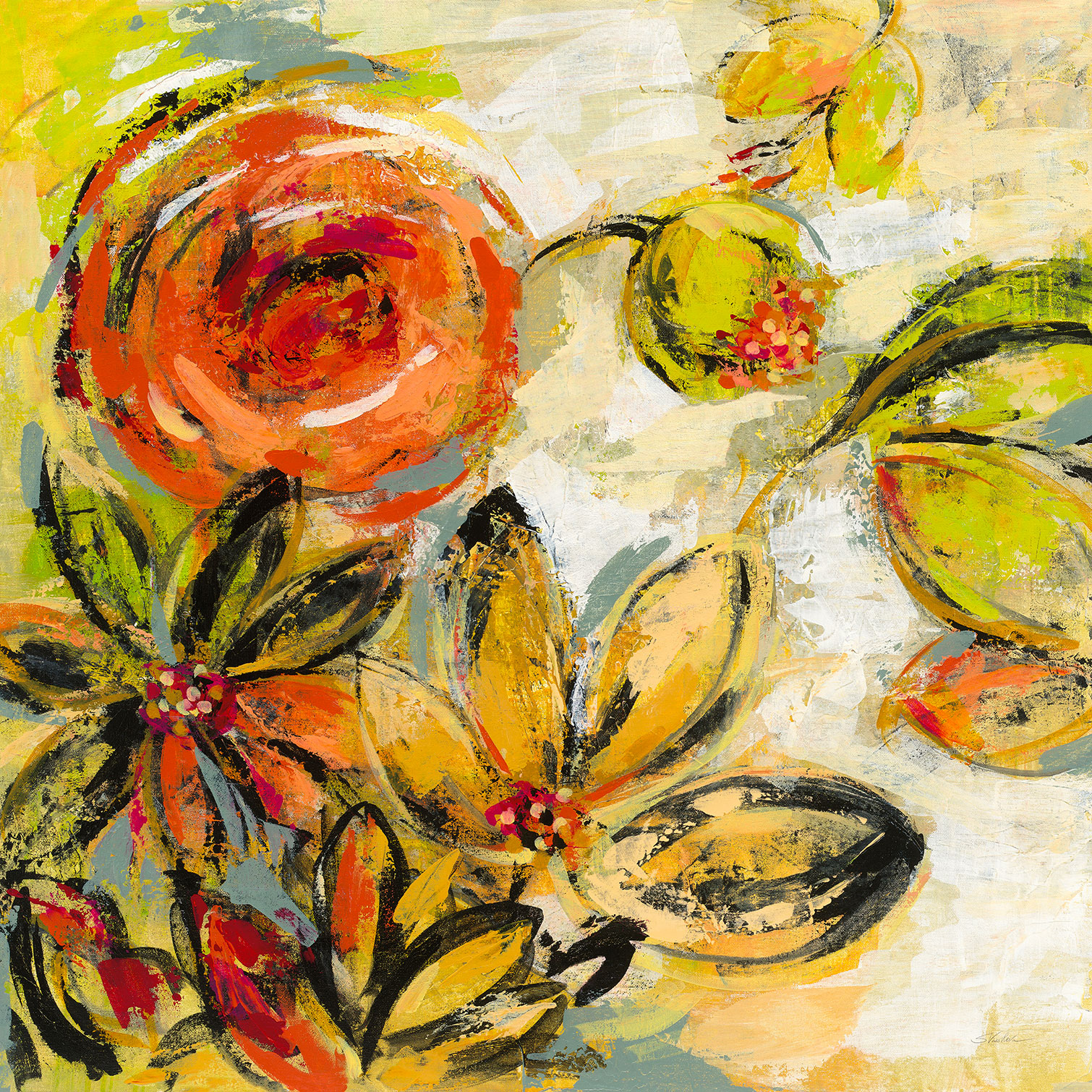 Tableau sunny flower, HEXOA