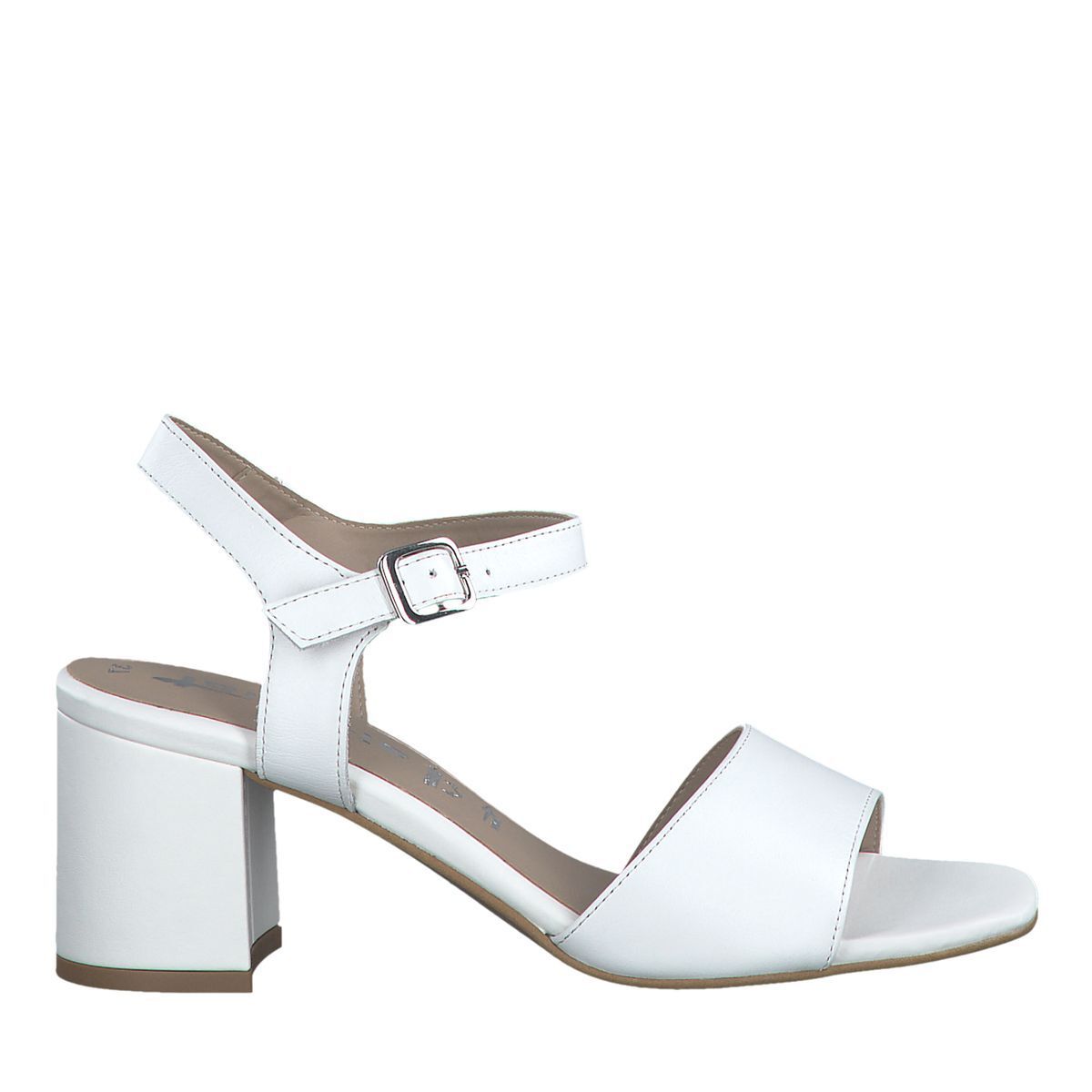 Sandales blanches talons hauts La Redoute