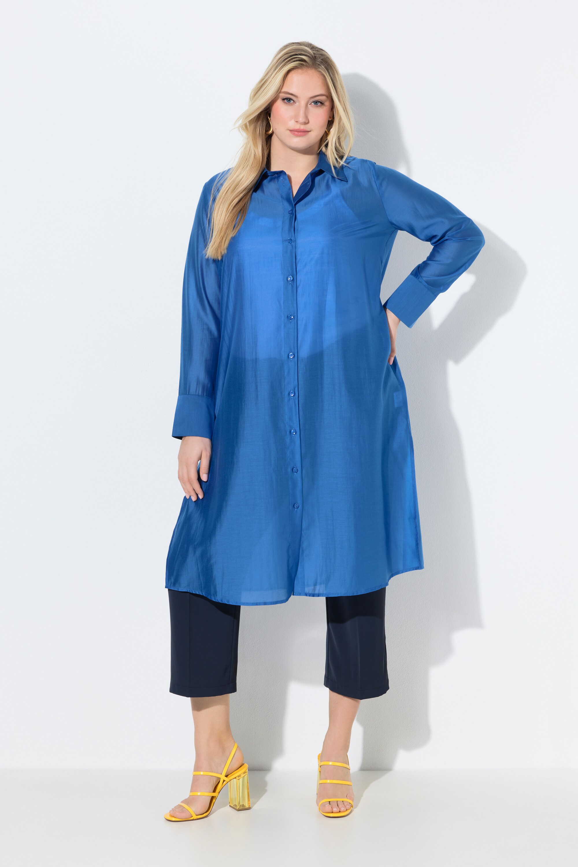 Longue blouse transparente, ULLA POPKEN