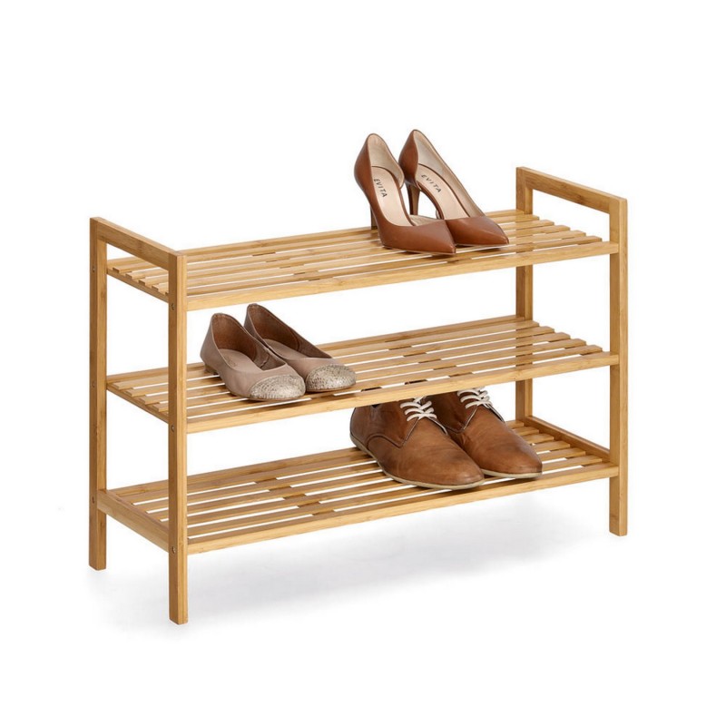 Etagère rangement chaussures bois bambou, ZELLER PRESENT