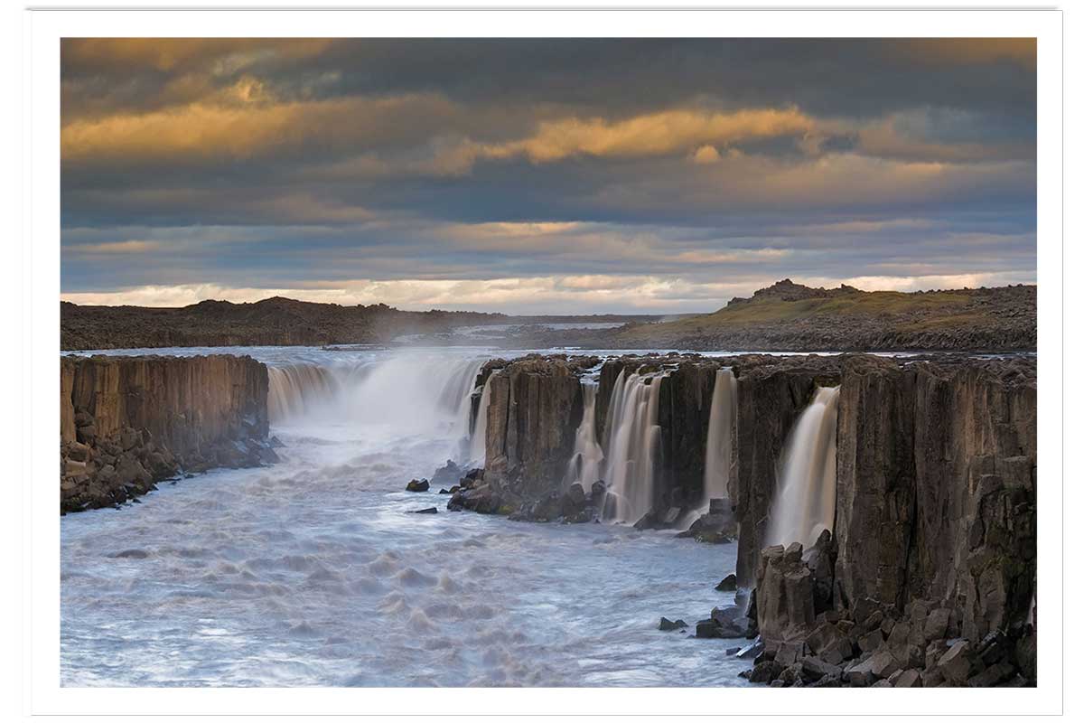 Affiche Chute d'eau by night, HEXOA
