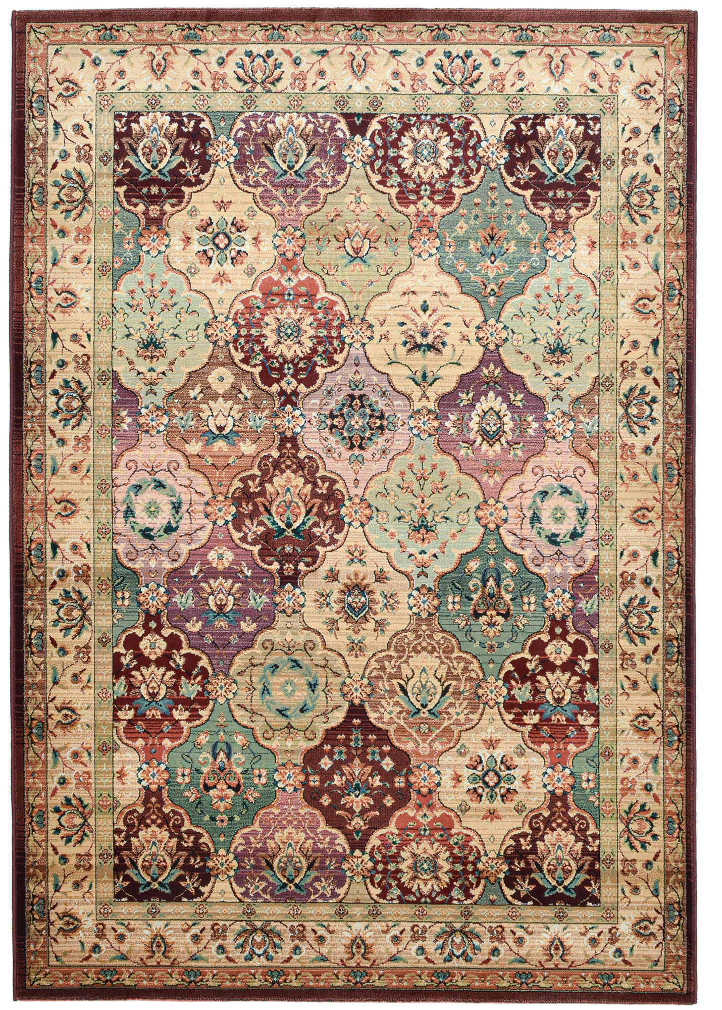 Tapis motif floral - GABIRO, THEKO