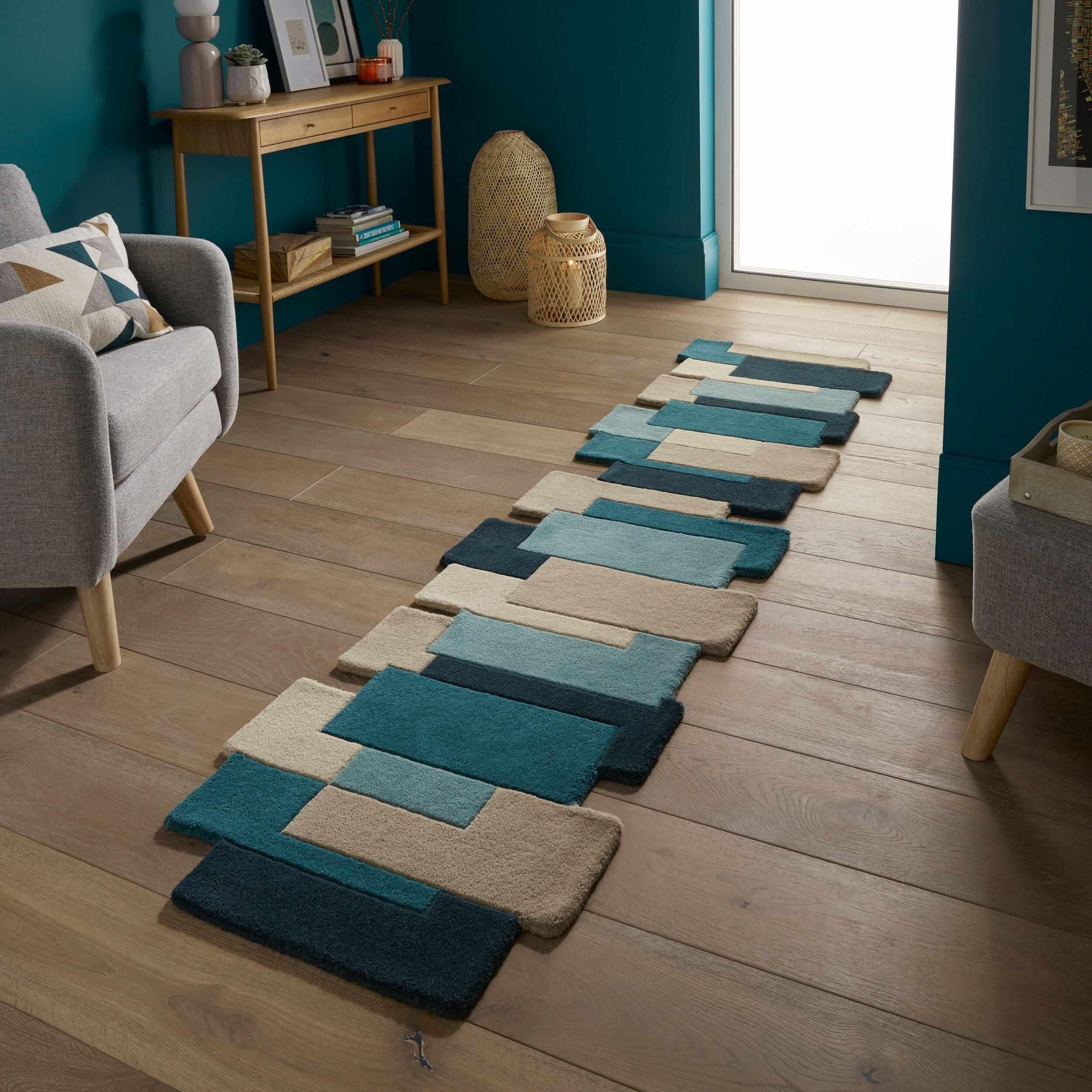 Tapis de couloir en laine COLLAGE, FLAIR RUGS