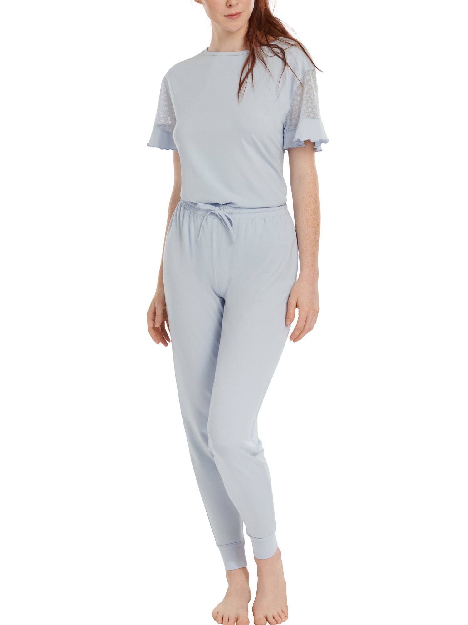 Pyjama pantalon top manches courtes Smooth, LISCA