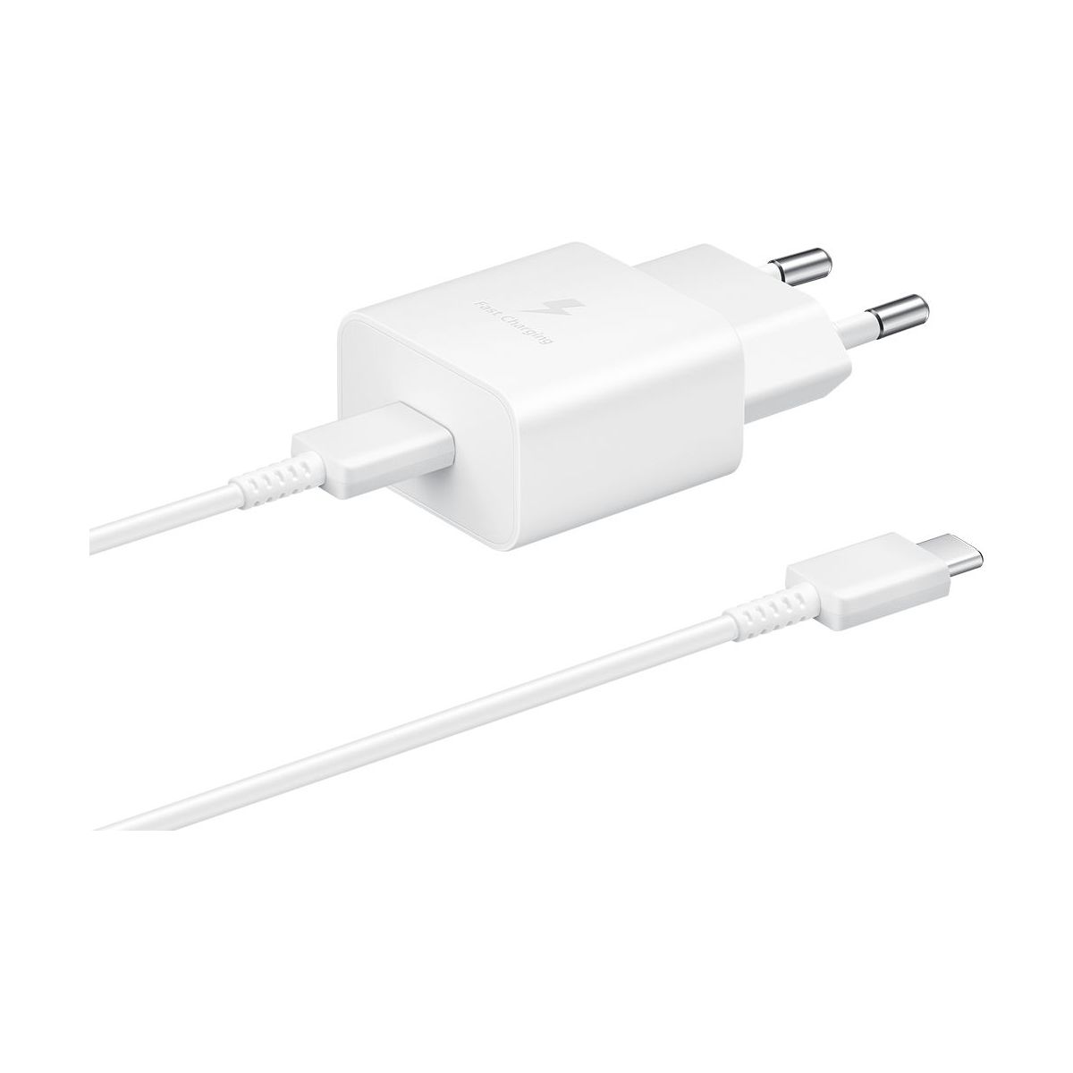 Chargeur USB-C 15W + cable blanc, SAMSUNG