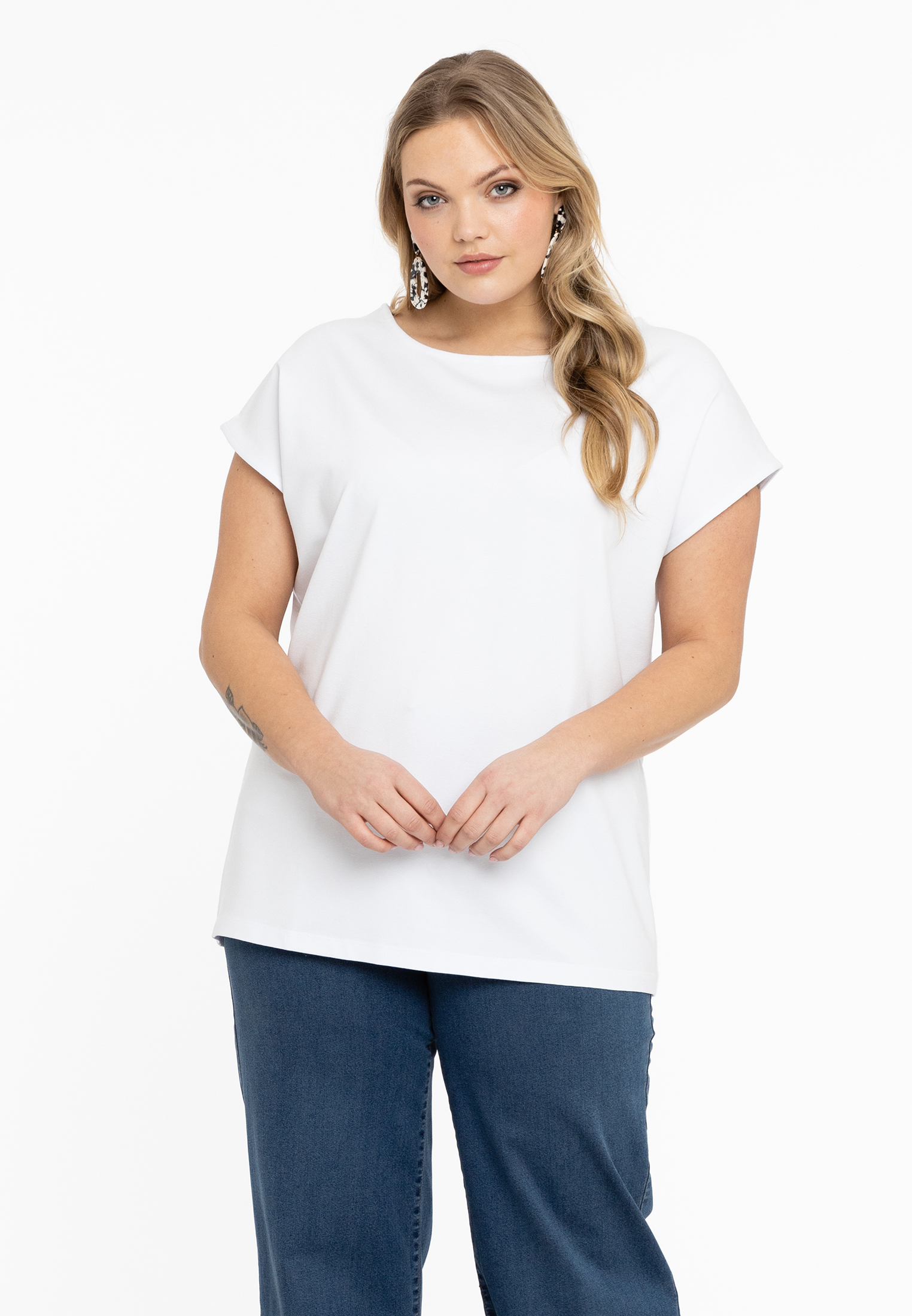 T-shirt col rond, YOEK