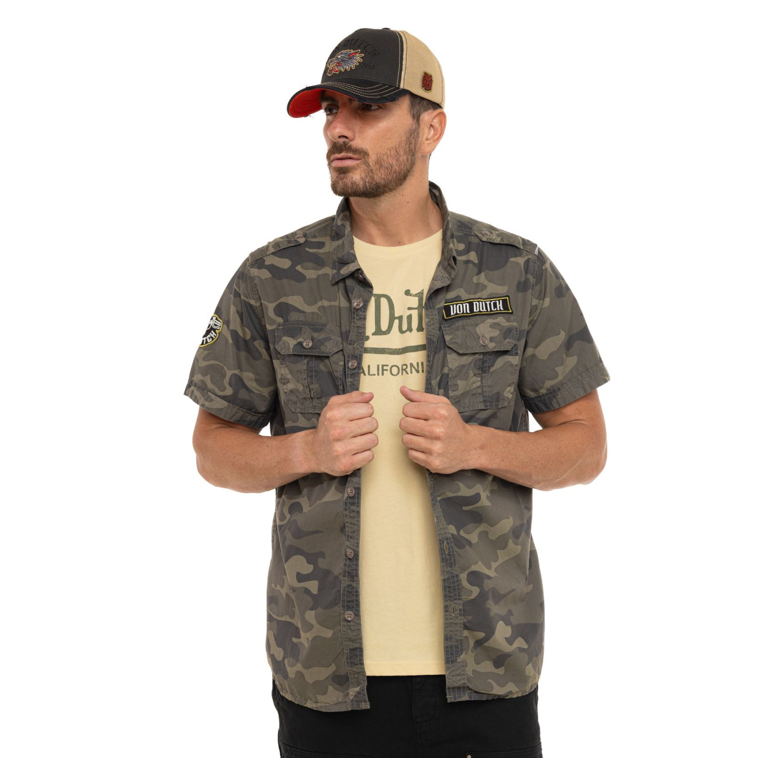 Chemise en coton DEREK, VON DUTCH