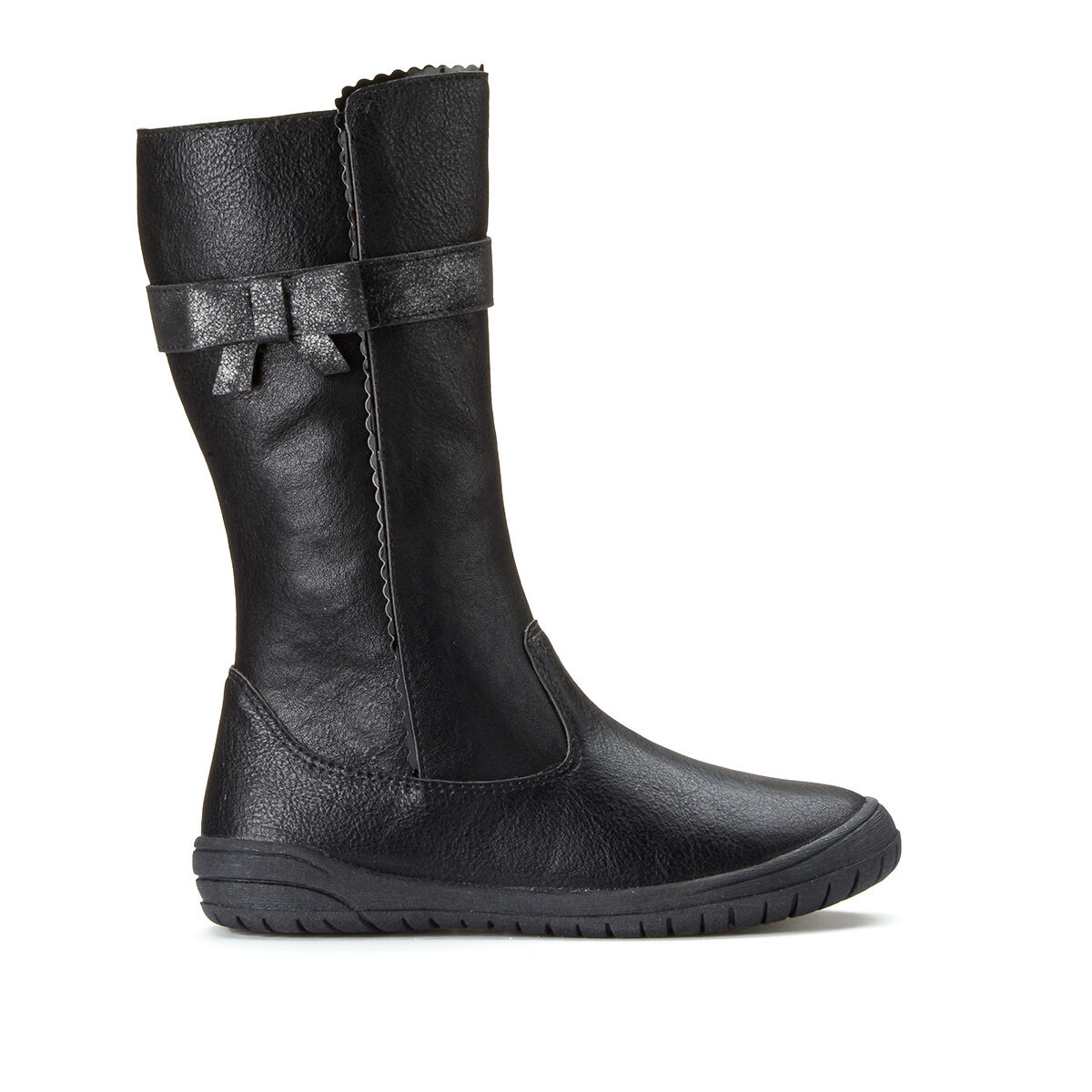 Bottes Zippées 24-36 Noir La Redoute Collections | La Redoute