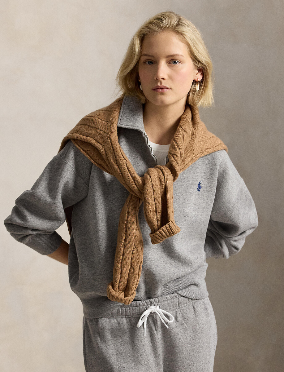 Sweat col polo zippé , POLO RALPH LAUREN