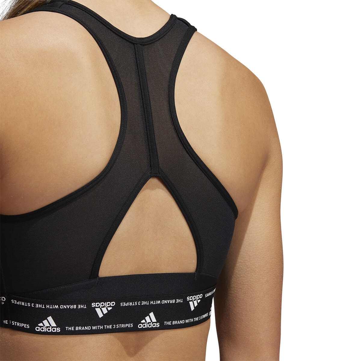 Brassiere de sport maintien moyen noir Adidas Performance