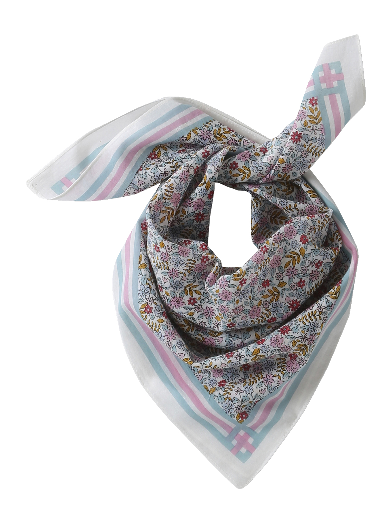 Foulard imprimé fleurs, VERTBAUDET