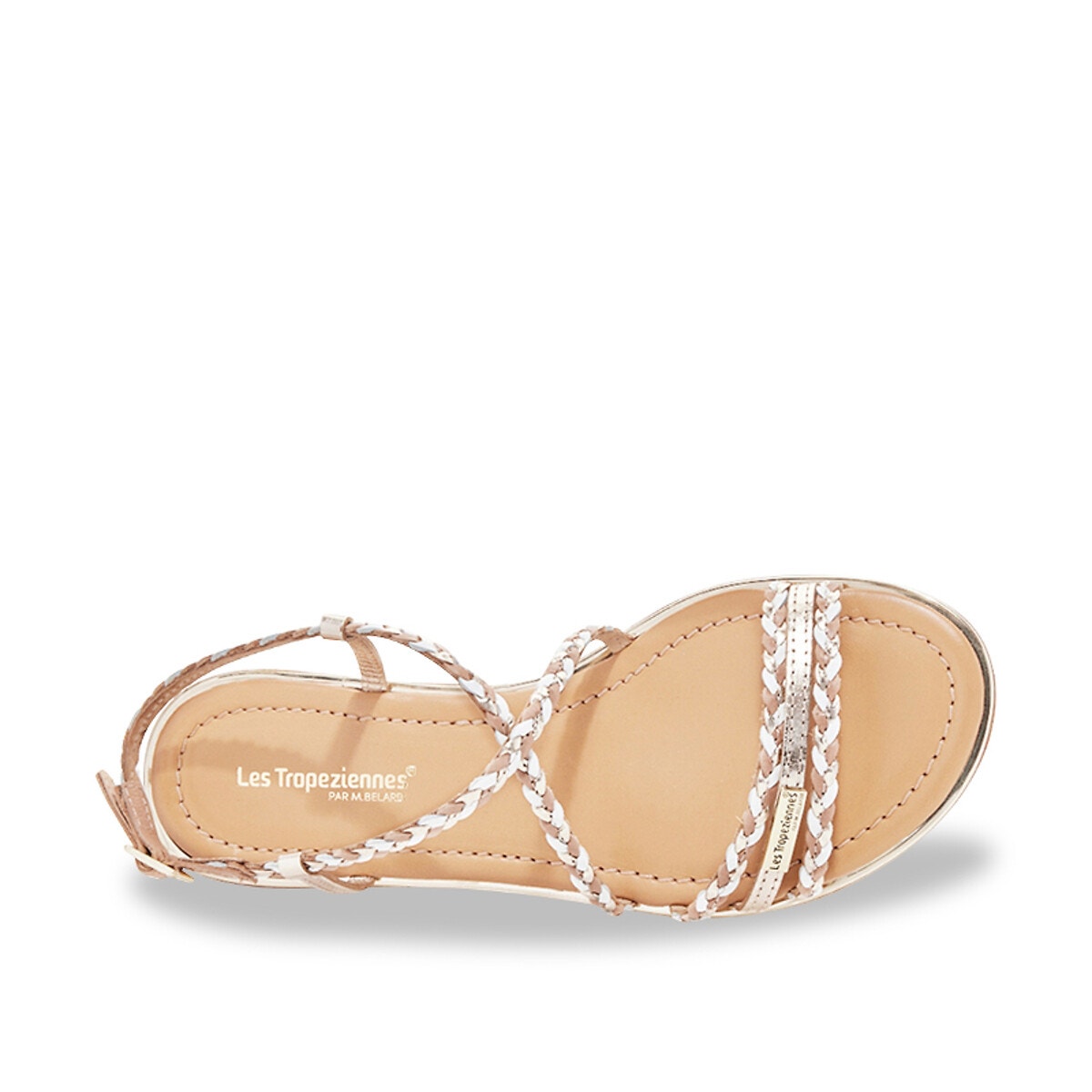 Sandales cuir multibrides homage Les Tropeziennes Par M Belarbi