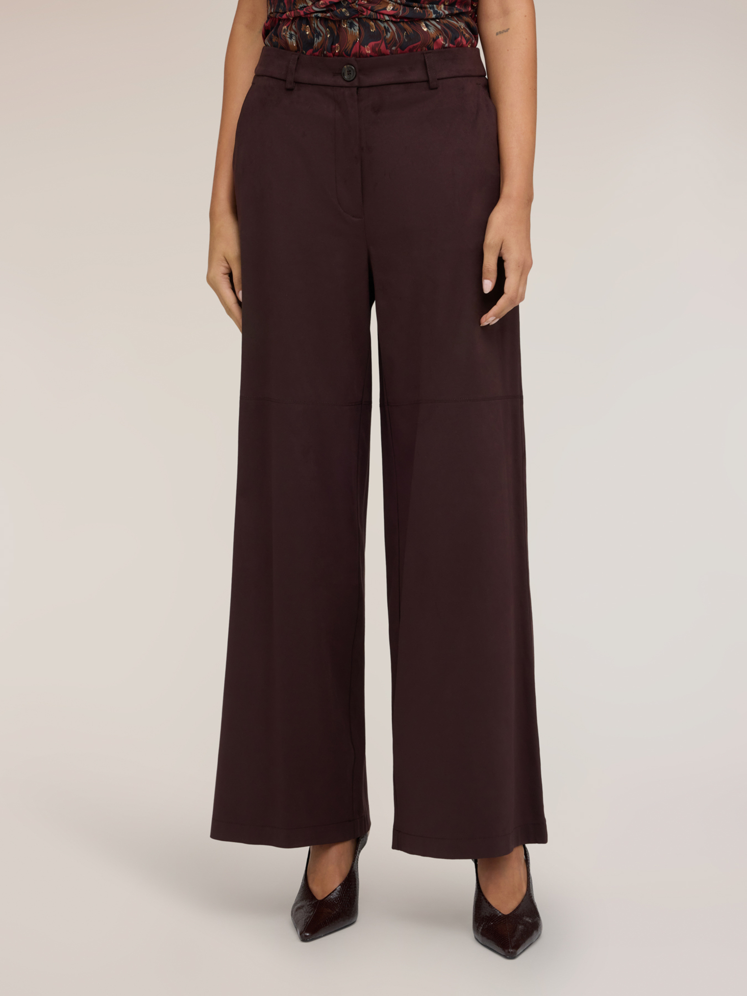 Pantalon palazzo taille haute, MOTIVI