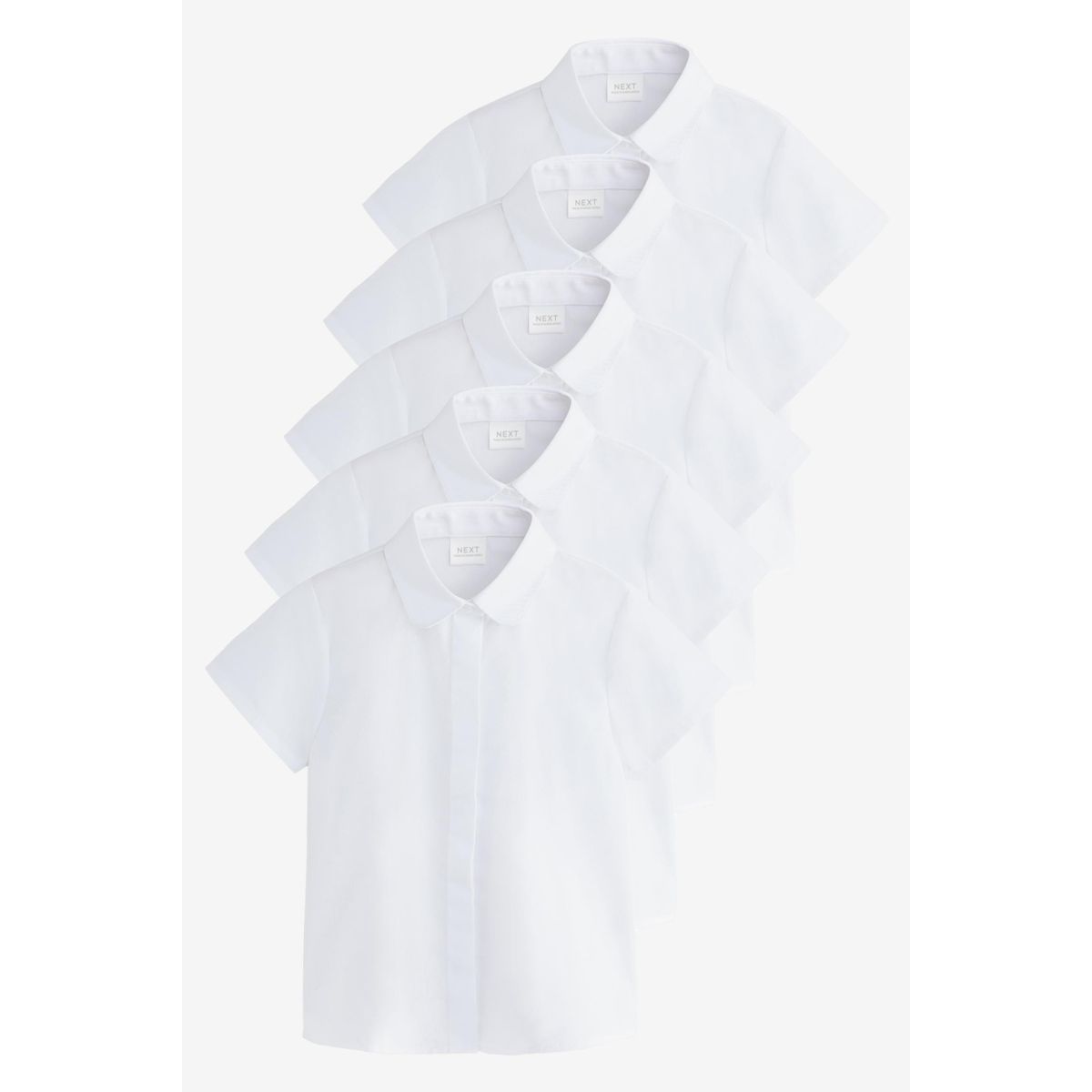Chemise d'école ajustée, lot de 5, NEXT