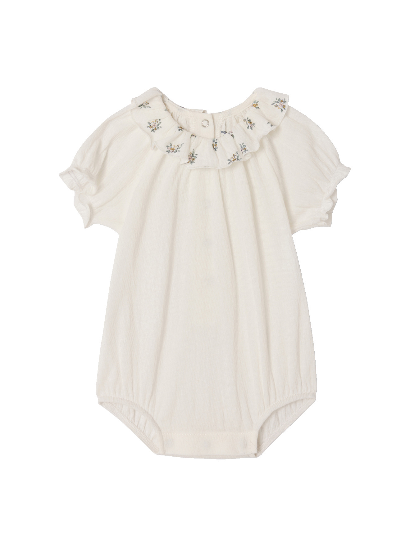 Body bébé manches courtes bouffantes, VERTBAUDET