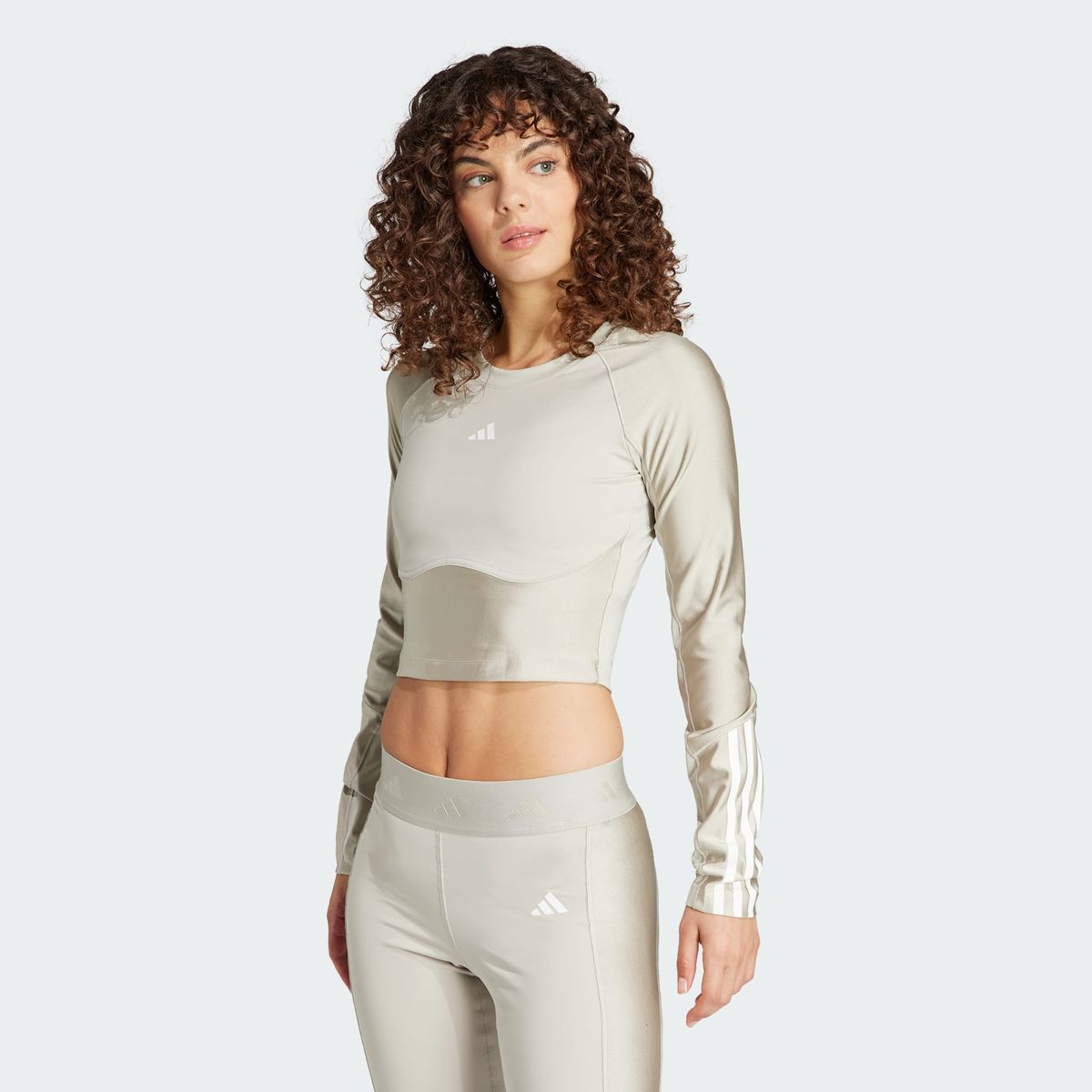 Crop top adidas sales femme manche longue