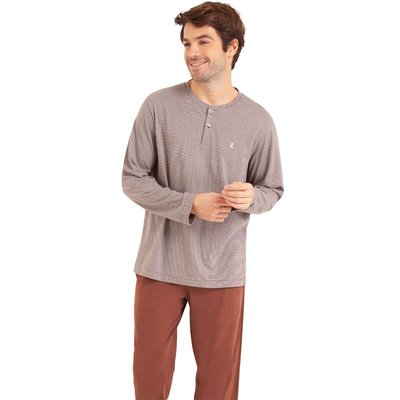 Organic Cotton Pyjamas with Grandad Collar EMINENCE
