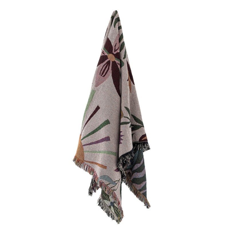 Plaid motif floral coton recyclé YASH, BLOOMINGVILLE
