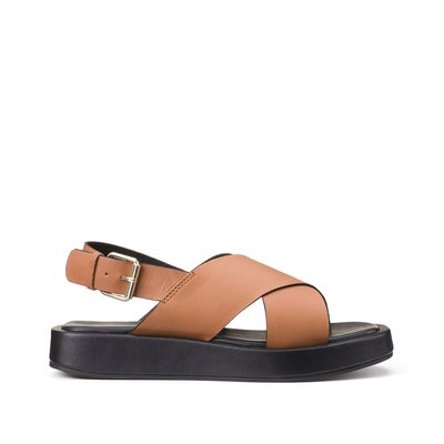Leather Wedge Sandals LA REDOUTE COLLECTIONS