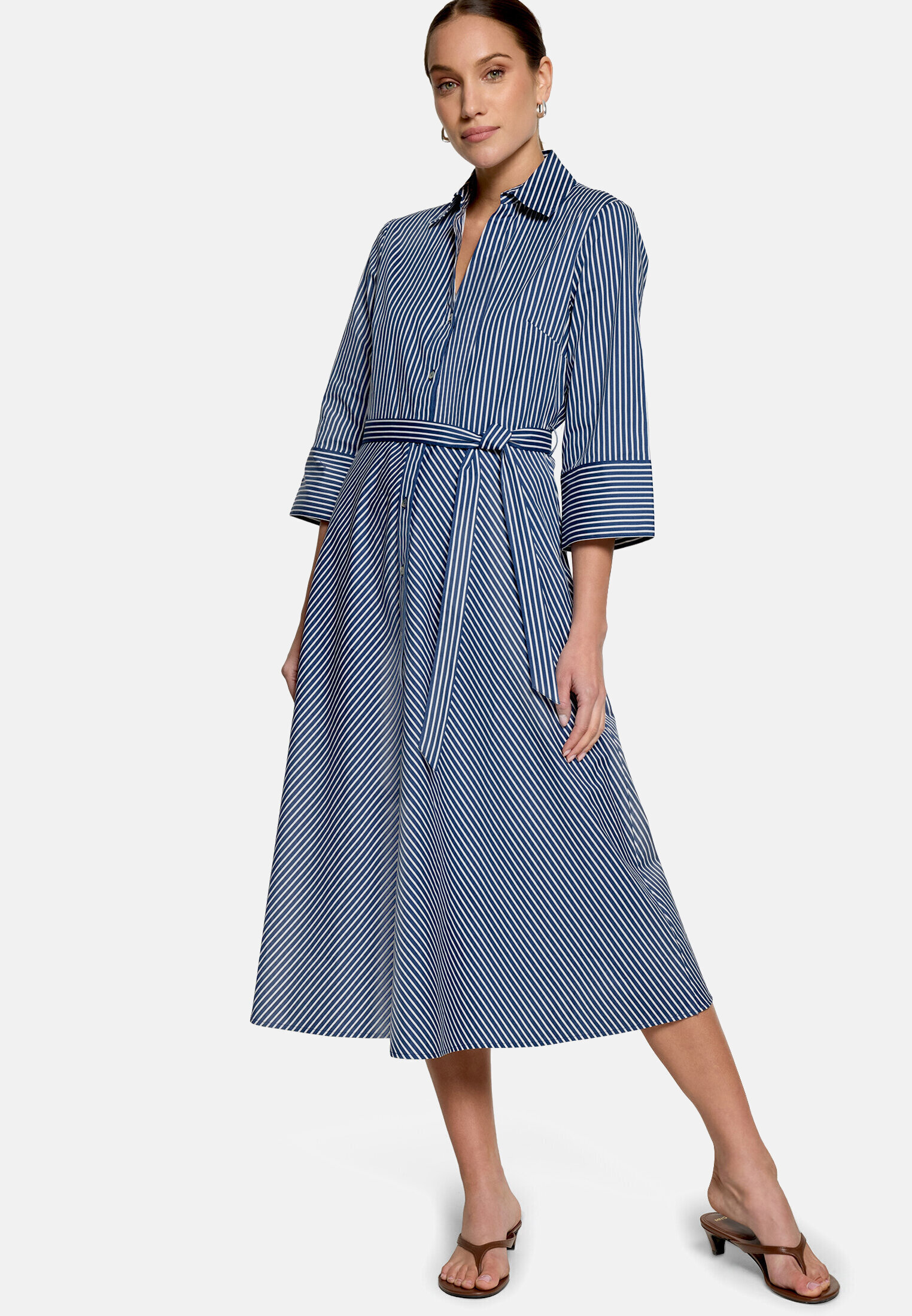 Robe-chemisier à manches 3/4, ZERO